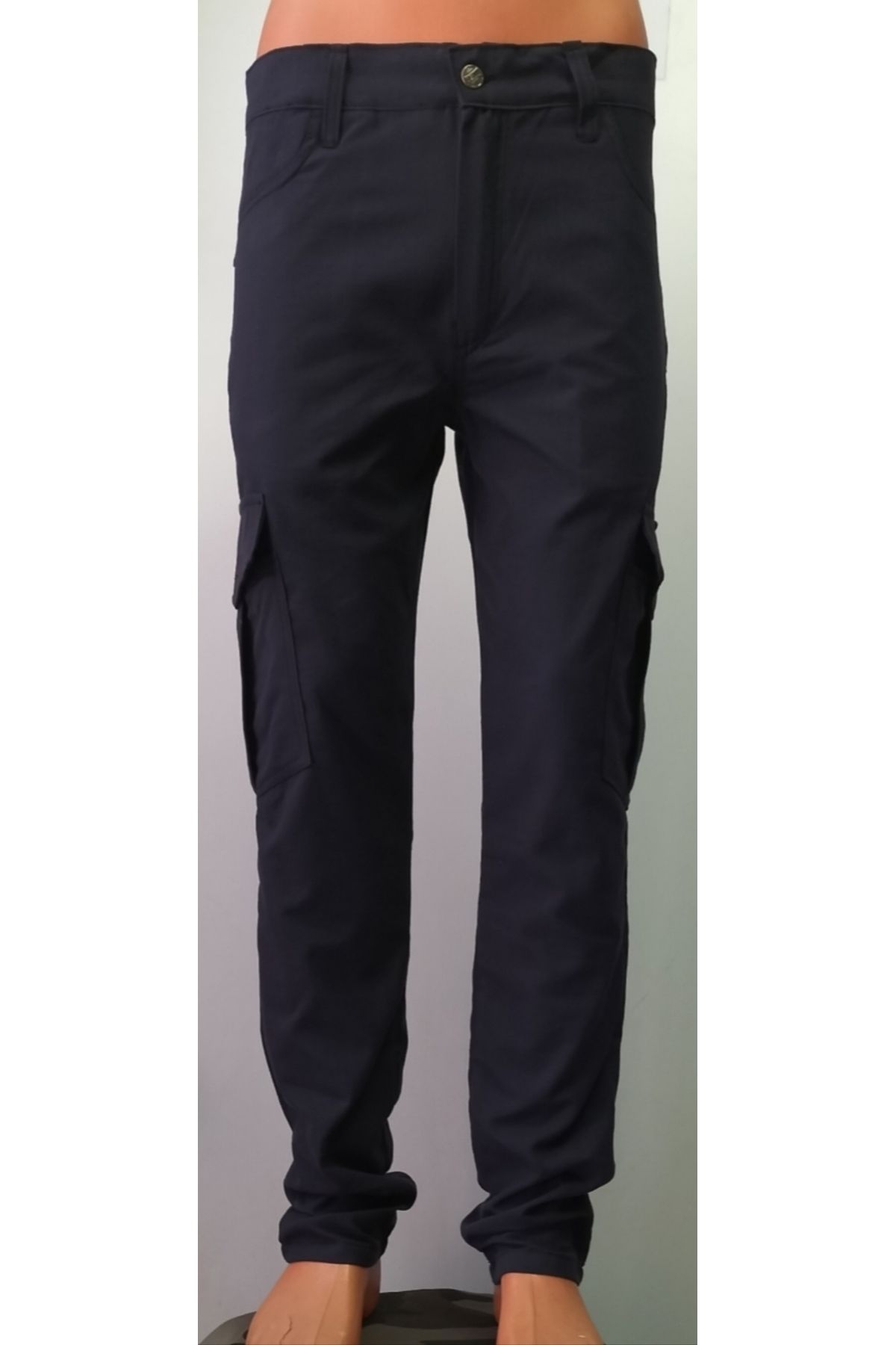BeyzDenim Lacivert ripsstop yazlık taktikal kargo pantolon