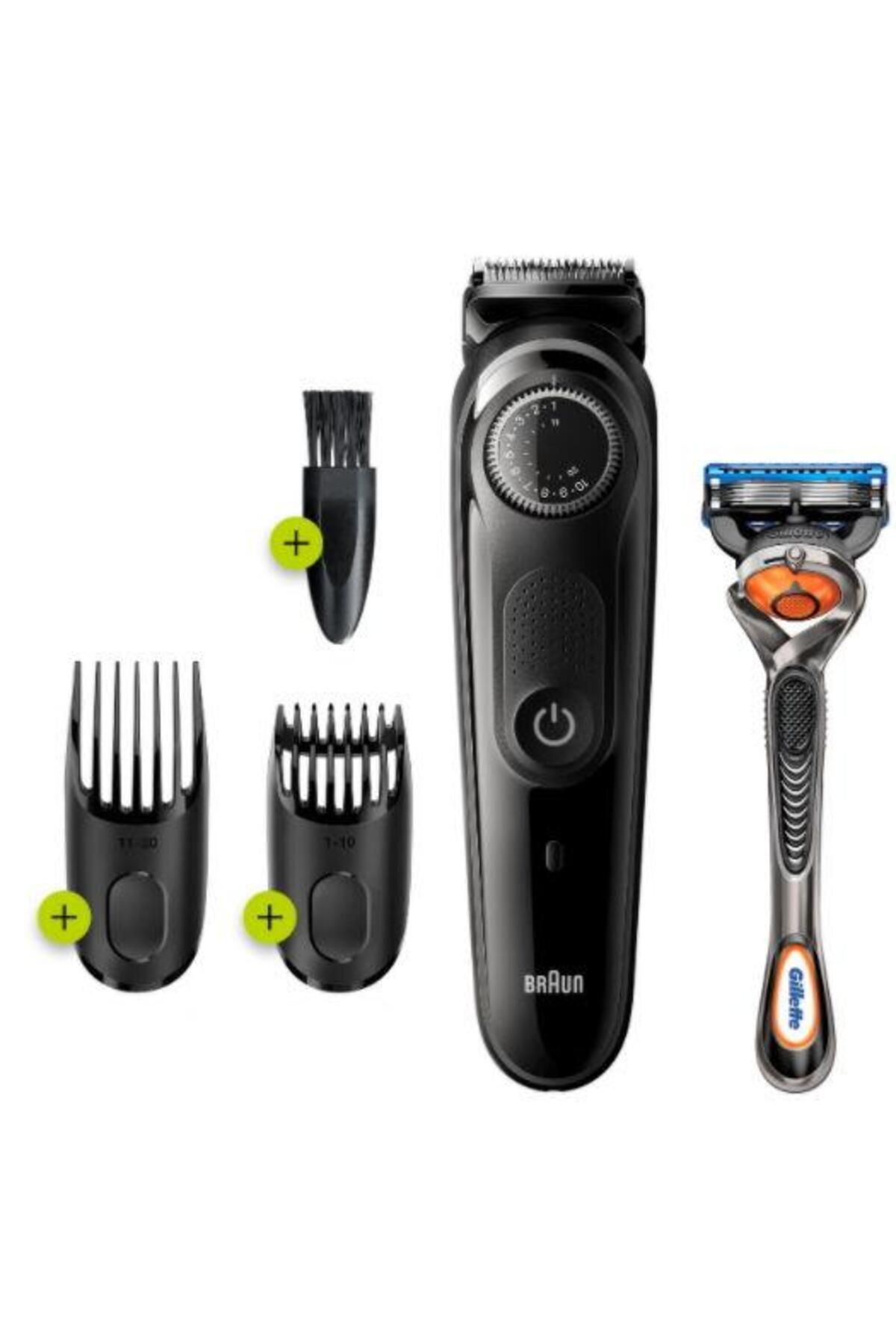 Braun-Braun BT5242 beard trimmer, 2 combs + Gillette Fusion5 ProGlide razor 1