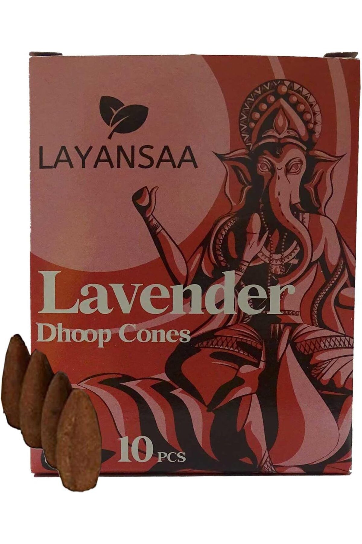 ÇAĞUR Ebrar avm HD Lavanta Aromalı Kokulu Backflow Lavanta Geri Akış Şelale Tütsü Konik 10 Adet Tüt