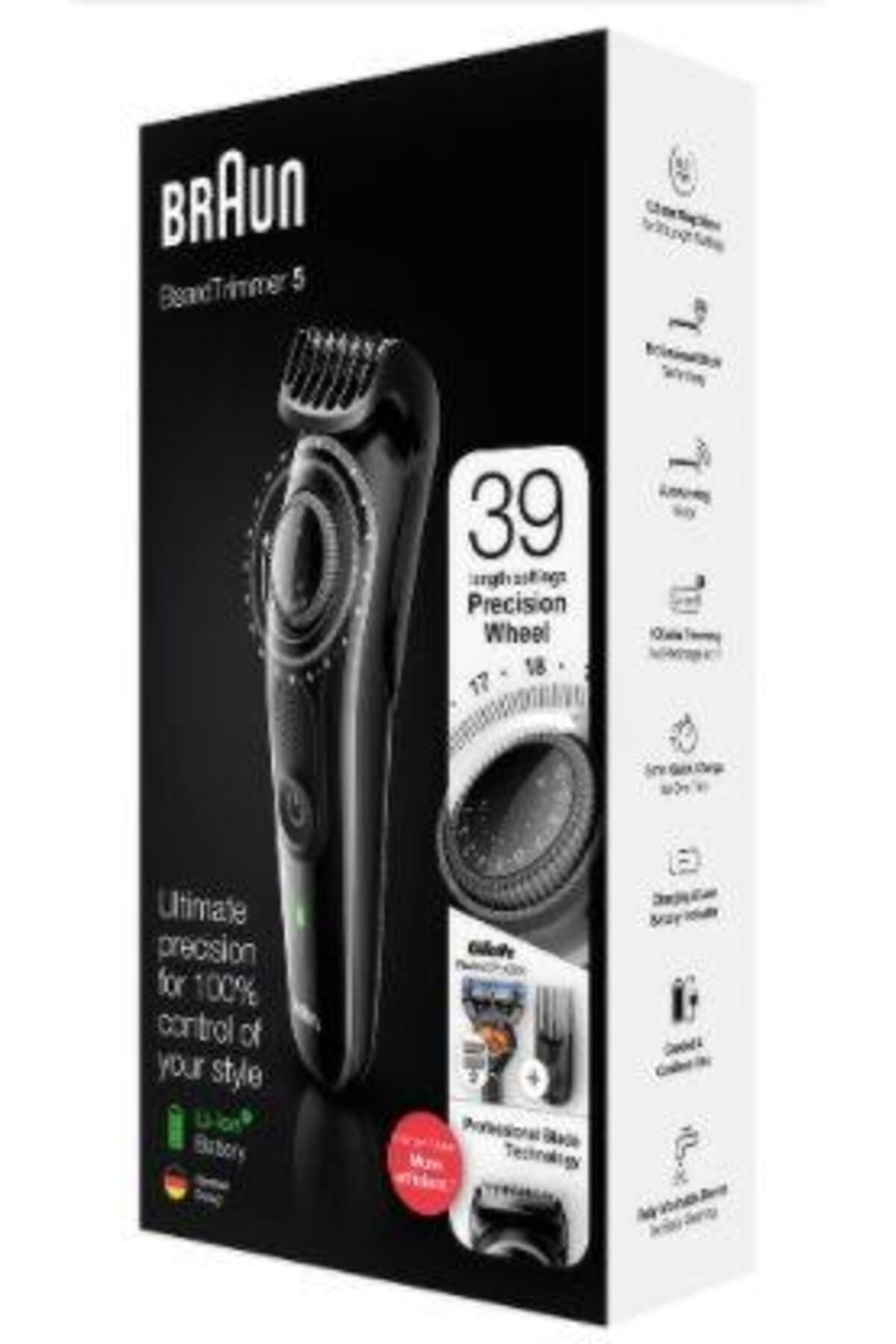 Braun-Braun BT5242 beard trimmer, 2 combs + Gillette Fusion5 ProGlide razor 2