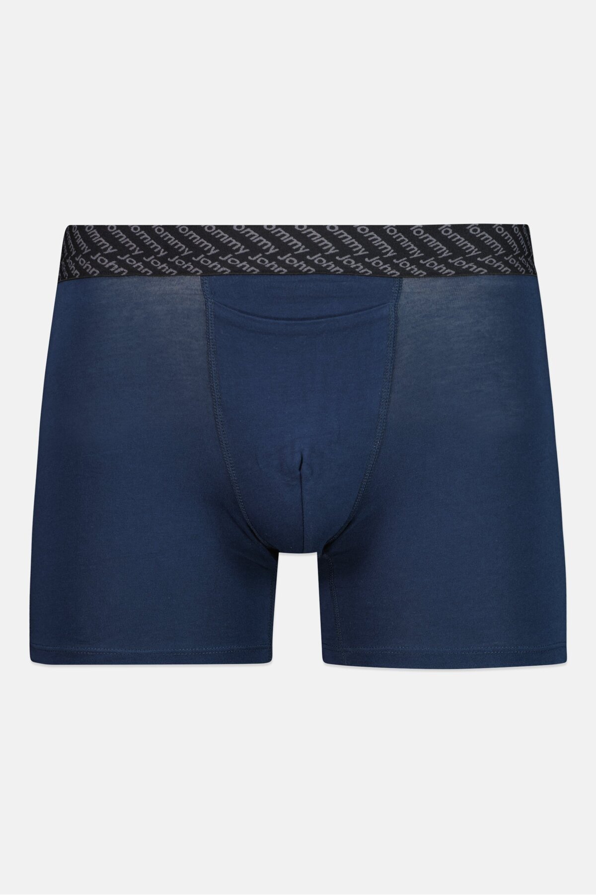 Tommy John-Men 2 Pieces 4 Inseam Brand Logo Boxer Briefs, Navy/Grey 4