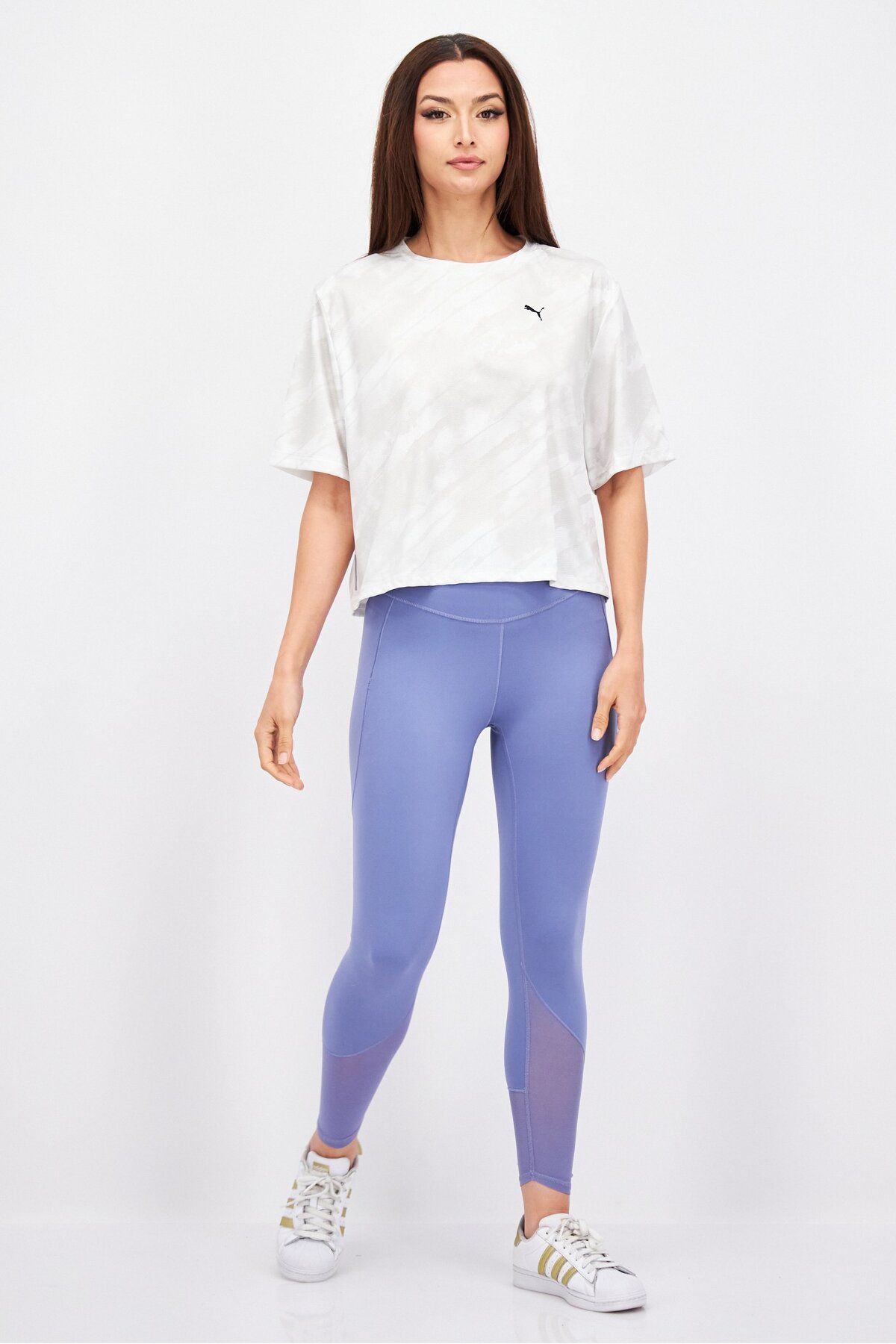 Puma-Women Sportswear Fit Training Top, White/Grey 3