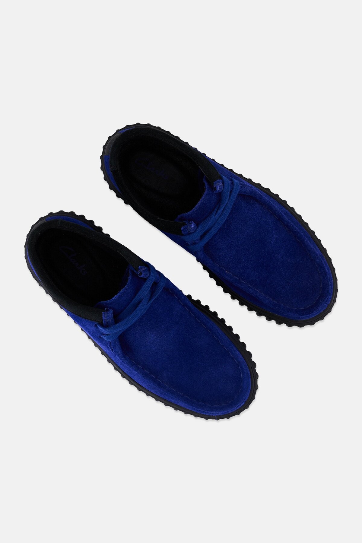 CLARKS-Kids Boy Torhill Standard Fit High Cut Lace Up Shoes, Blue 4