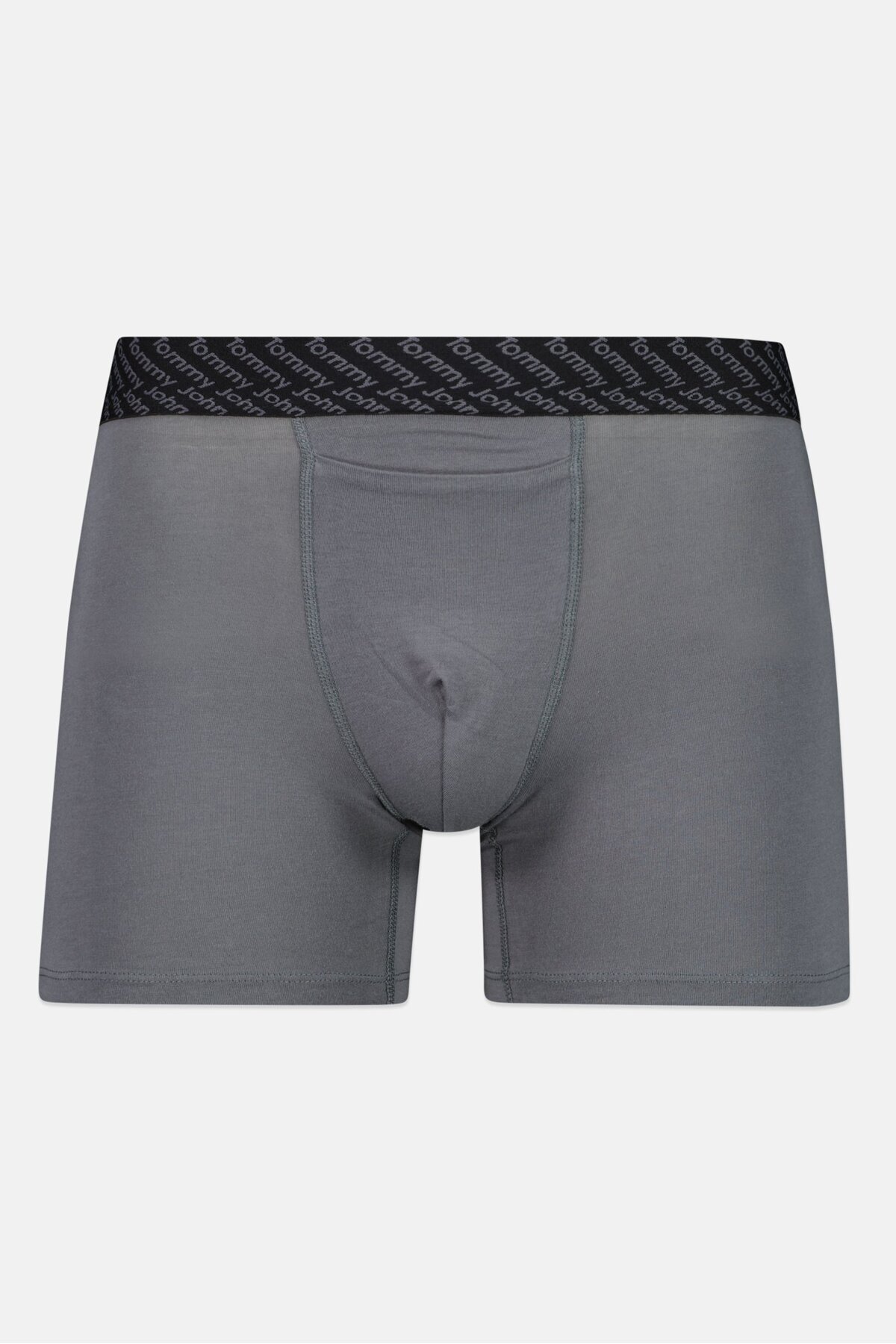 Tommy John-Men 2 Pieces 4 Inseam Brand Logo Boxer Briefs, Navy/Grey 5