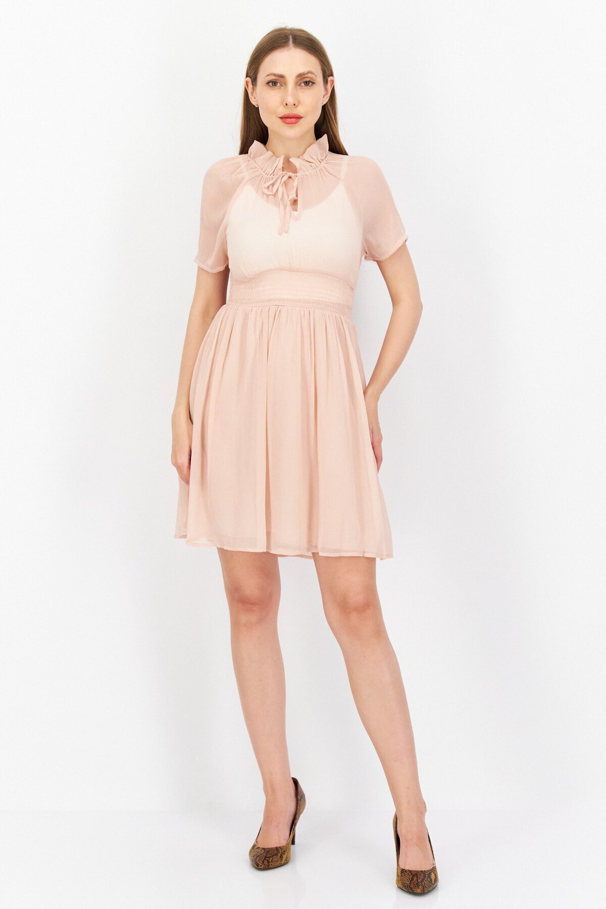 NA-KD-Women Plain Mini Dress, Pink 3