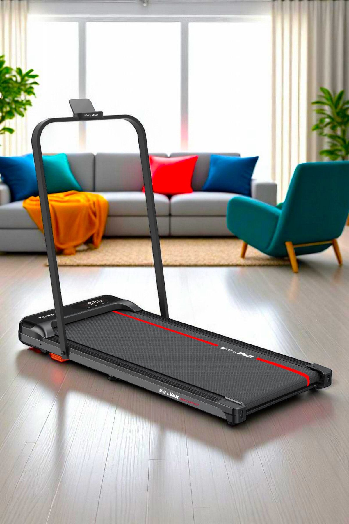 Voit Vfit By Irun Compact Koşu Bandı Manuel Eğim Ayarlı Katlanabilir Uzaktan Kumandalı 10km Hız