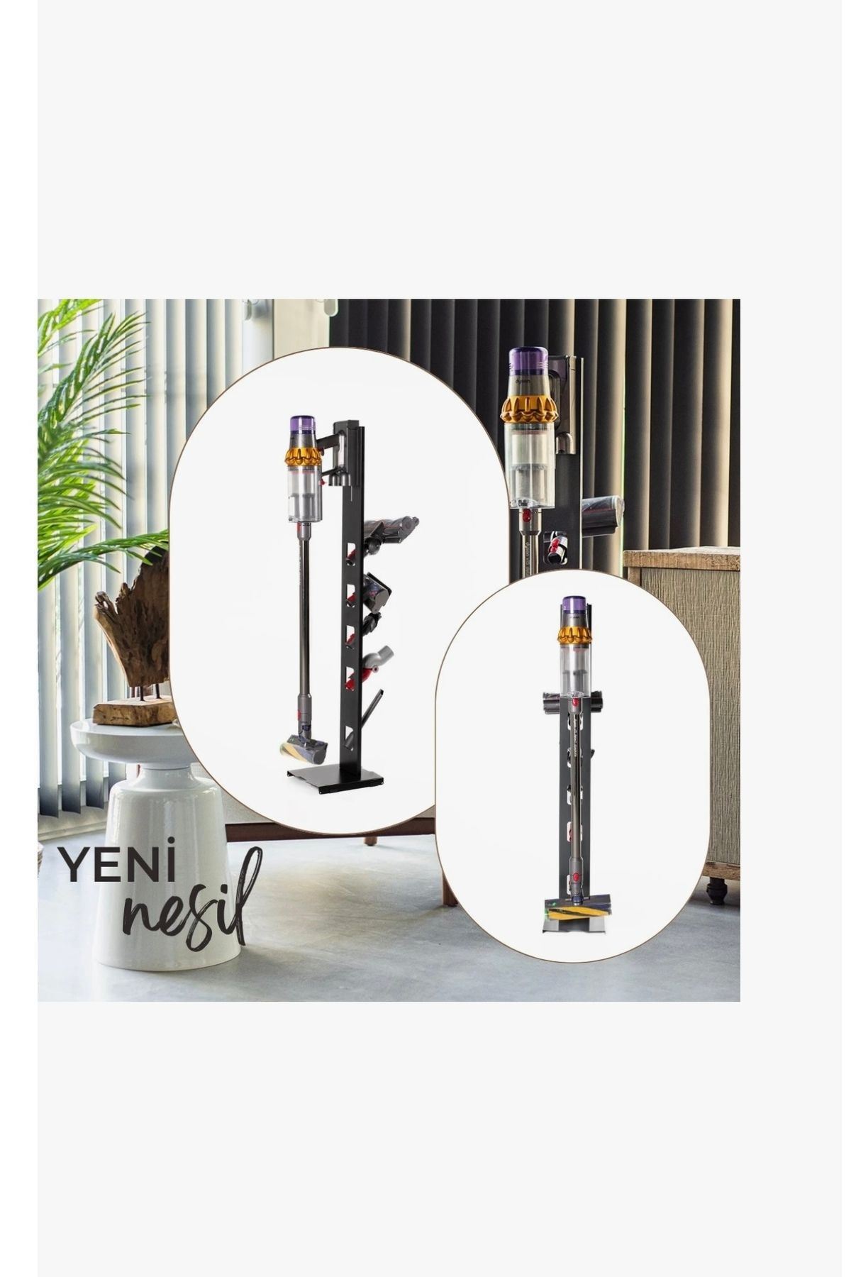FTH TİCARET Uyumlu Dikey Süpürge Standı V15 - V12 - V11 - V10 - V8 Modellere Uyumlu