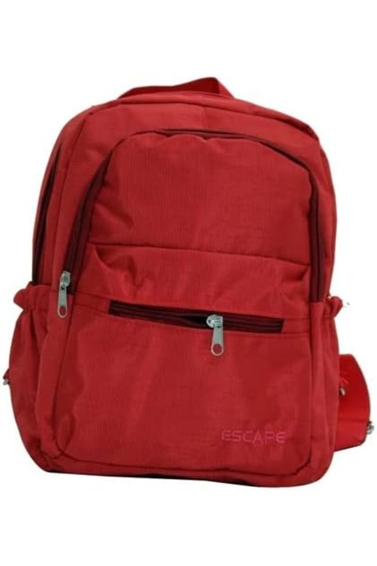 MEGOBİNE WHERE EOkul Sırt çantası ilkokul çanta 4 Adet Bölmeli Su Geçirmez unisex 28x35x12 cm (Kırmız