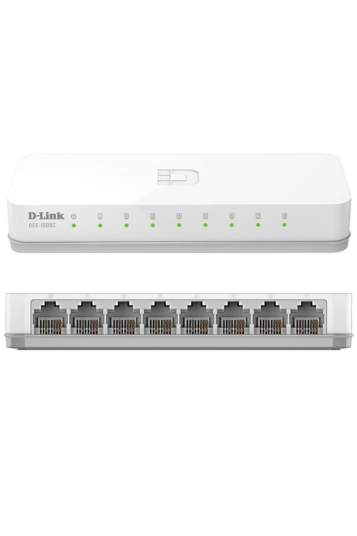 Modafiks D-LINK DES-1008C 10/100 MBPS 8 PORT ETHERNET SWITCH (5122)
