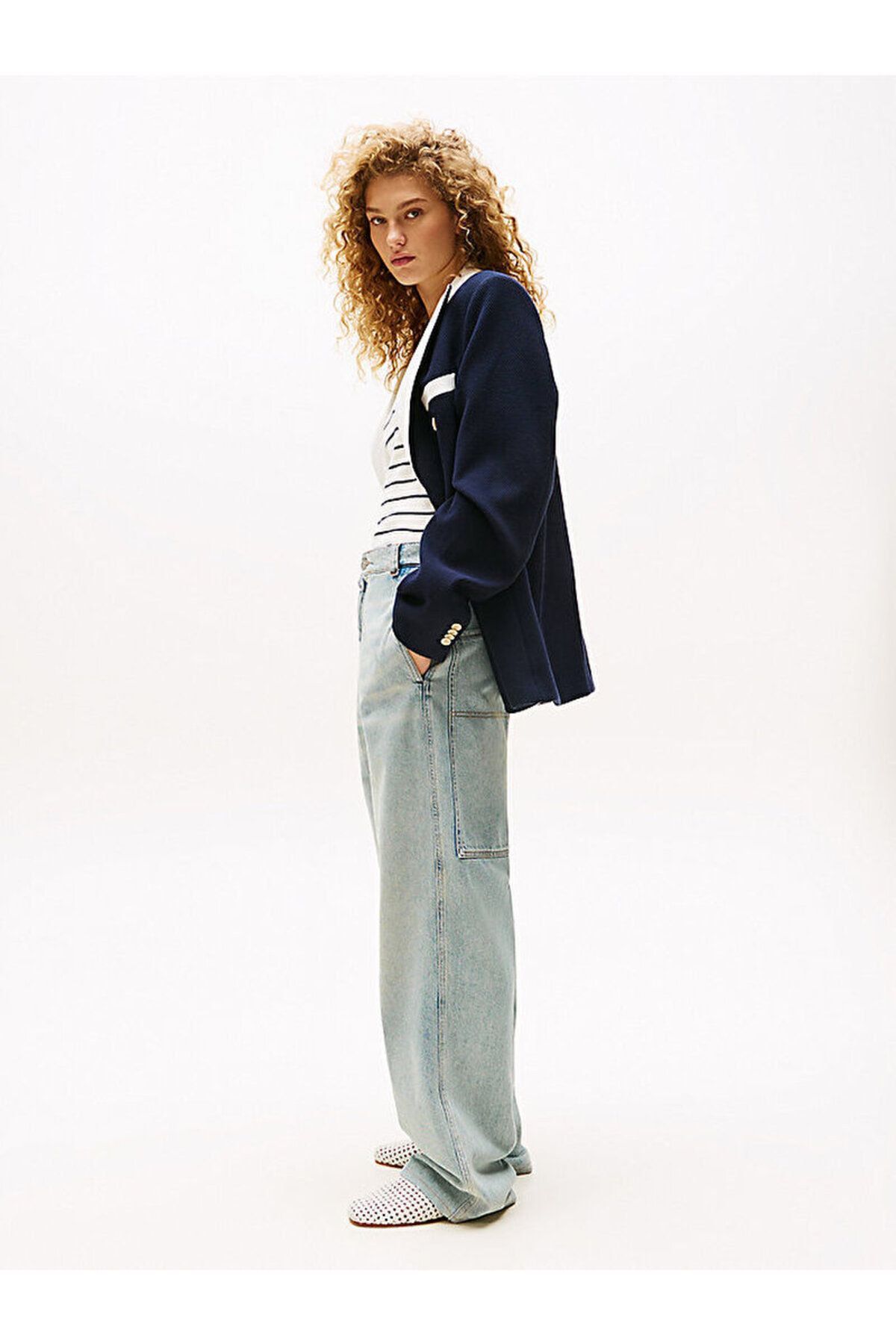 The Runway Collection Oversized Utility Jeans - 5
