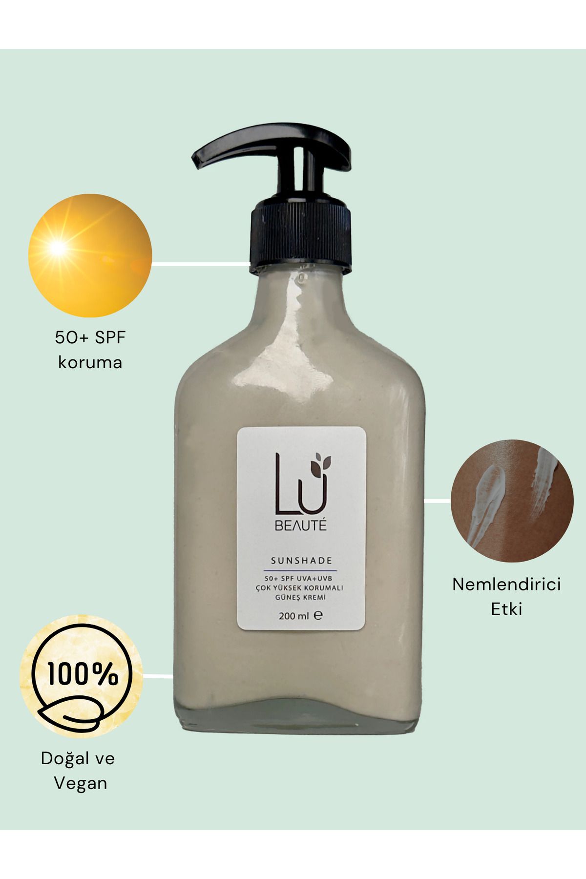 Lu Beaute-Sunshade 50+Spf Uva + Uvb Very High Protection Sunscreen 2