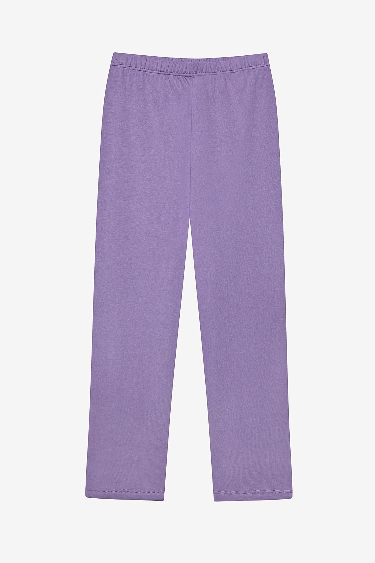 Penti-Katzenhemd-Flieder-Pyjama-Set für Mädchen 3