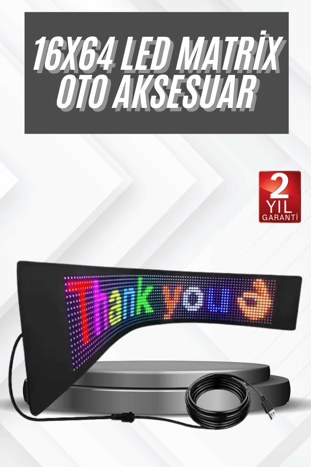 ASTRALTECH Led Panel 16*64 Led Uzaktan Kumandalı Telefon Kontrollü LED Ekran