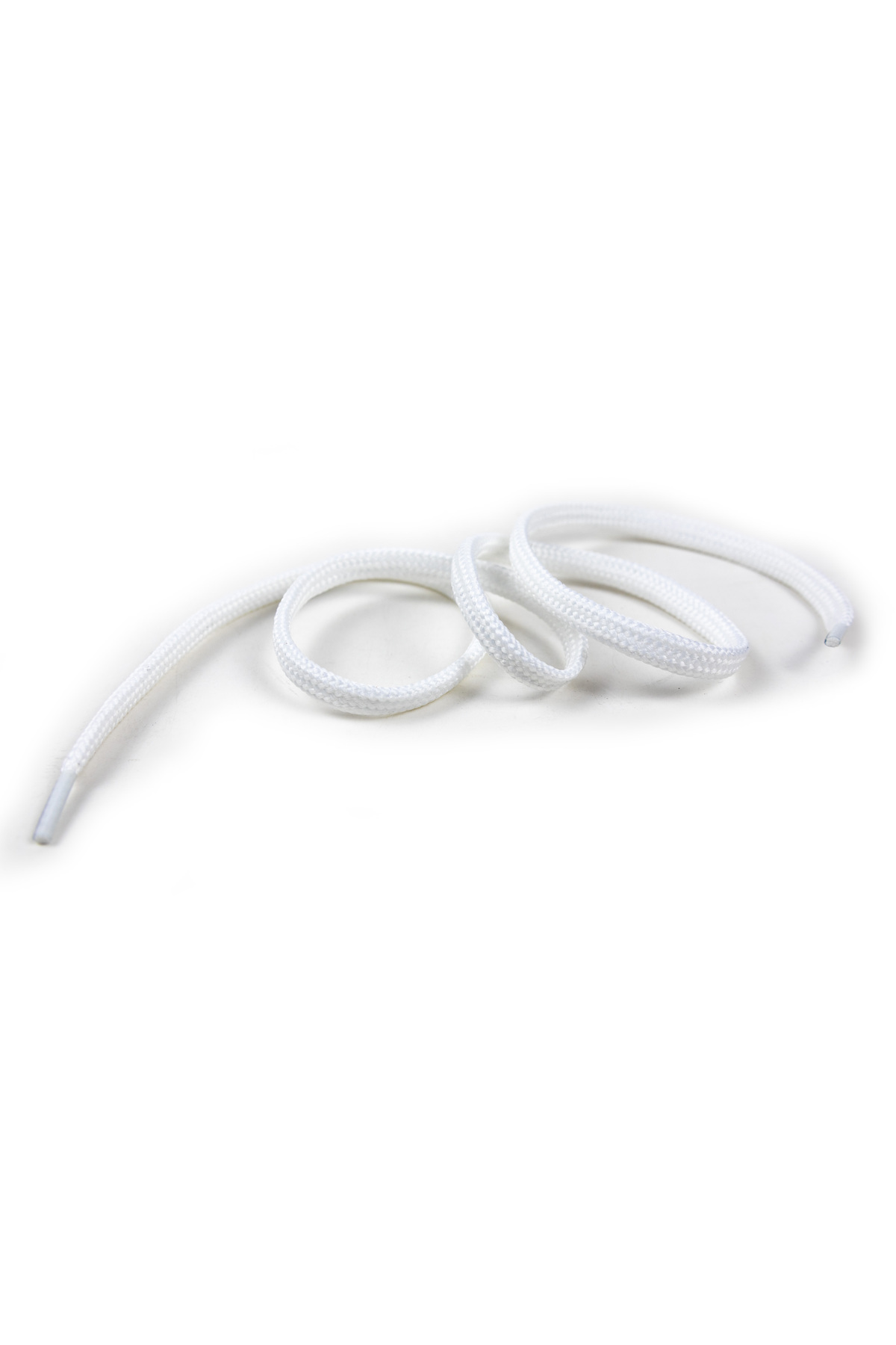 AiryFooT-Flat Sports Shoe Laces Children's and Small Hole Shoe Laces 60 cm (White) 4