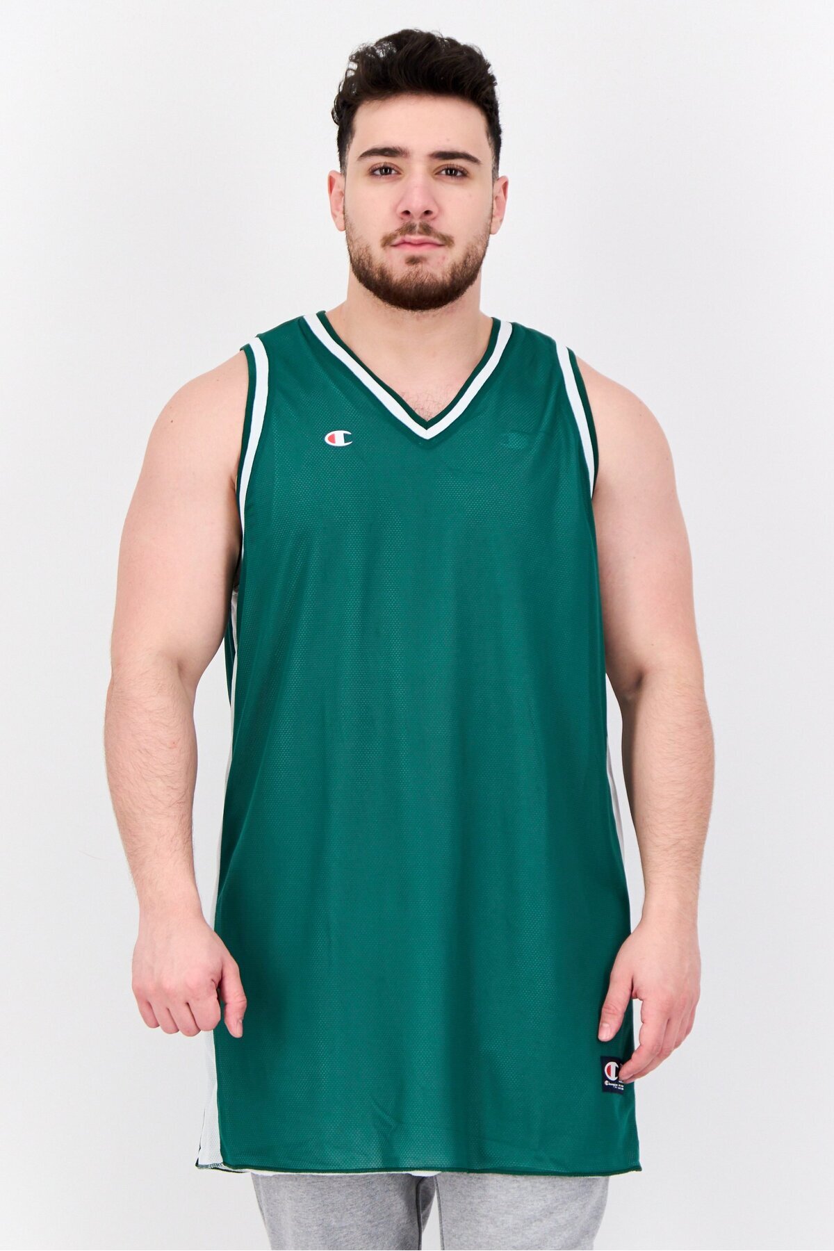 Champion-Men Sportswear Fit Training Vest, Green 1