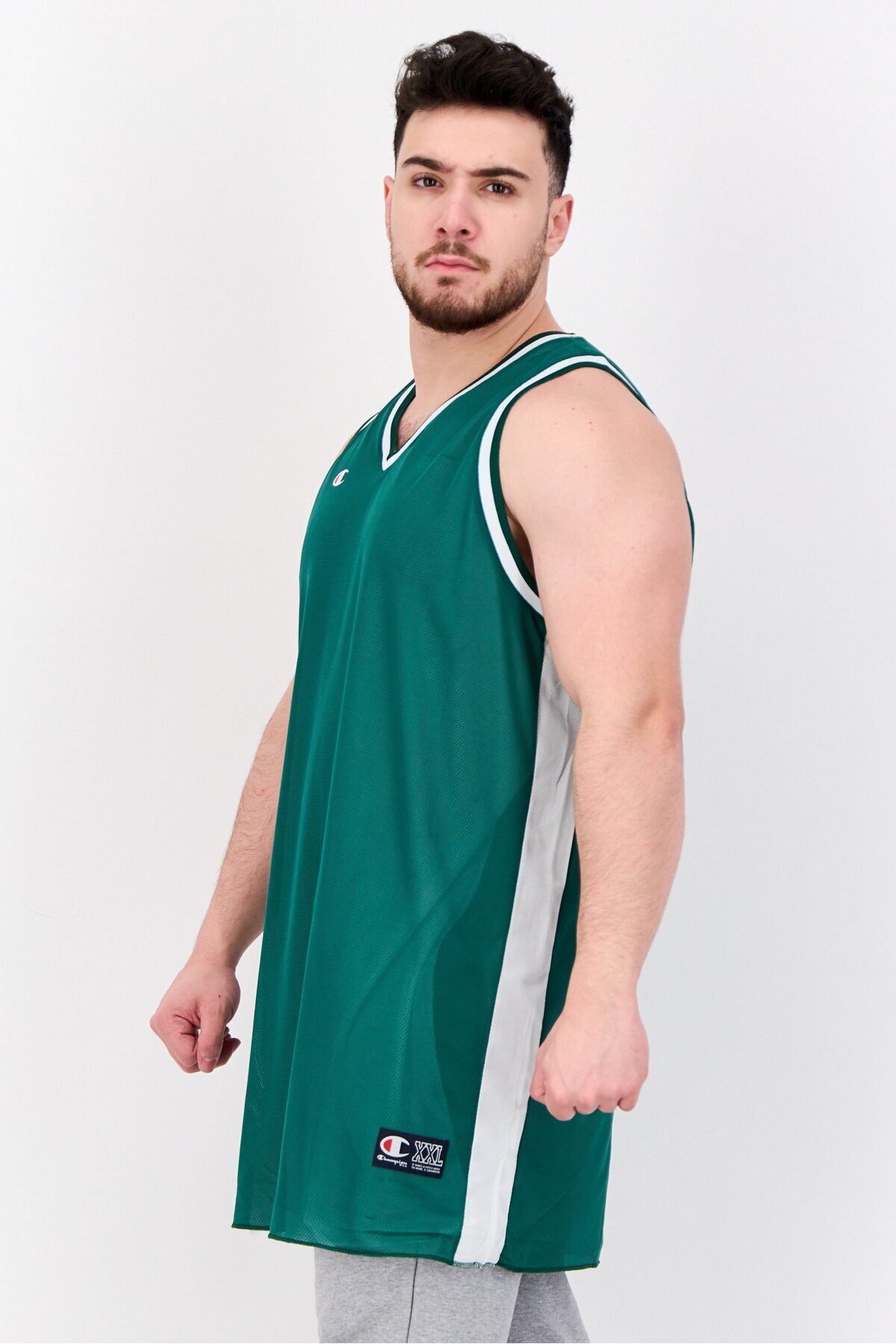 Champion-Men Sportswear Fit Training Vest, Green 2
