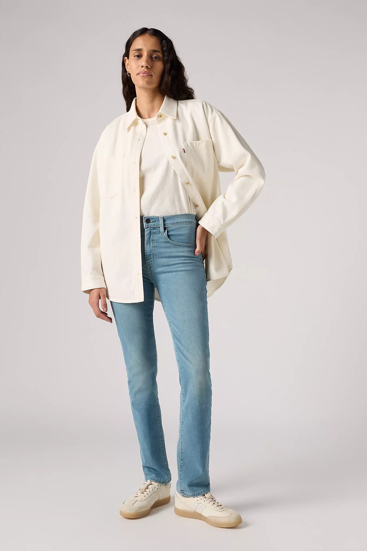 Levi's Jeansy Levi's 724 Stretch Slim Straight Jeans Z Wysokim Stanem I Prostą Nogawką 18883 Kobieta - 29/28