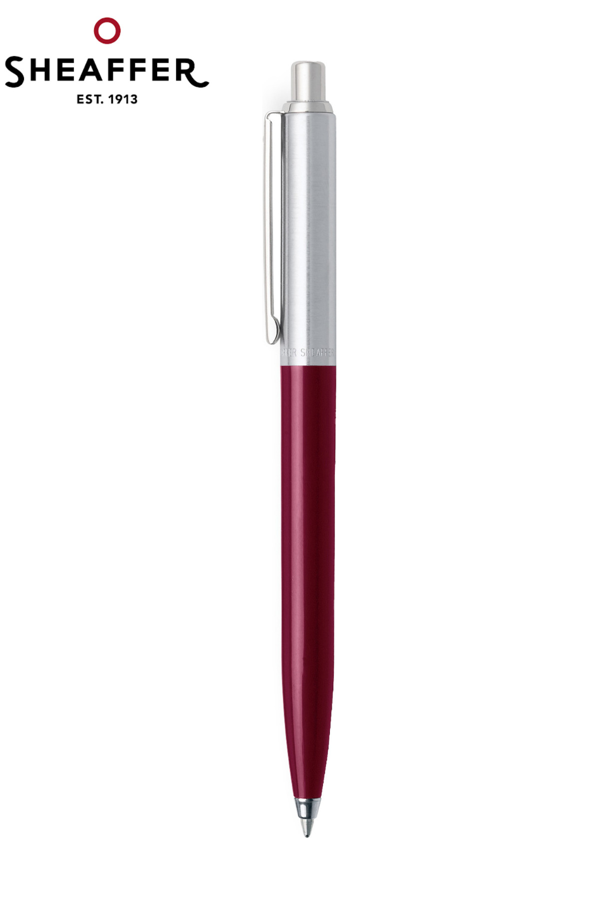Sheaffer 321-2 SENTİNEL TÜKENMEZKALEM KROM BORDO - Fiyatı, Yorumları