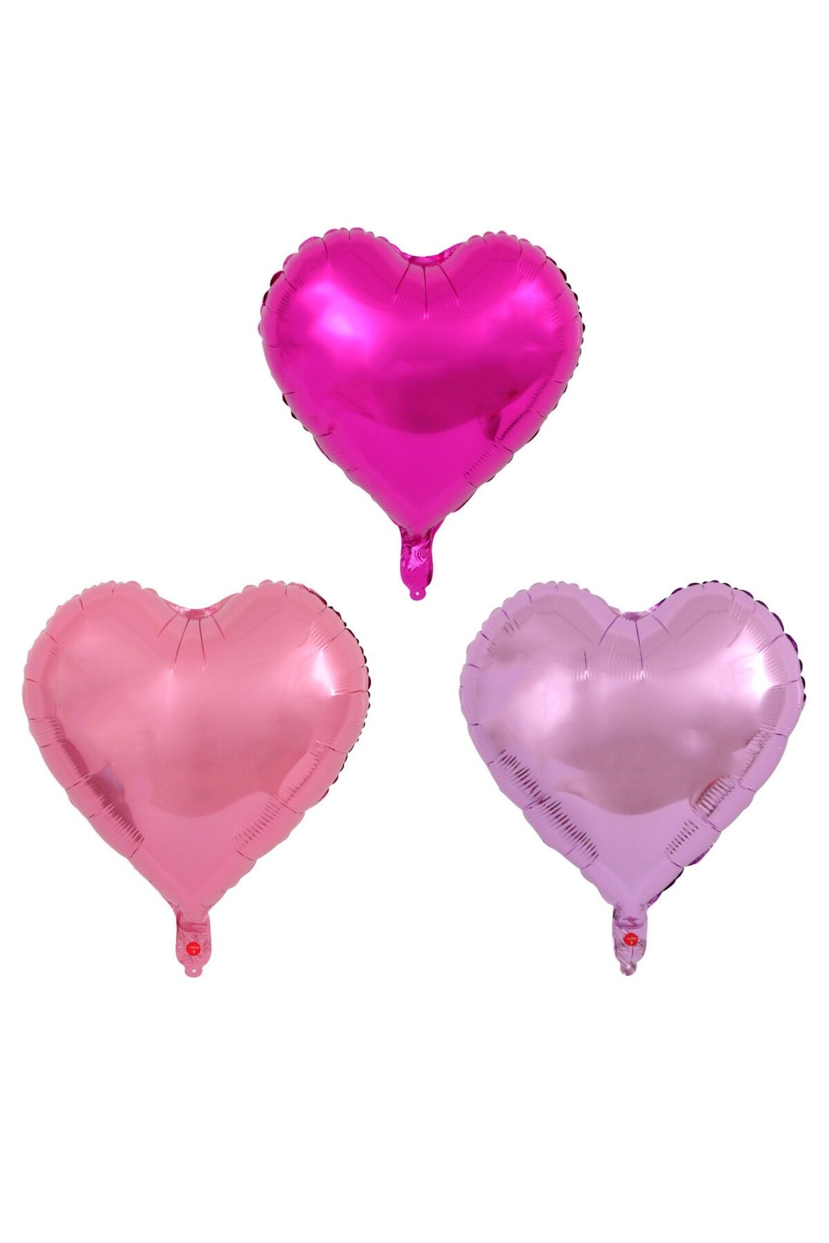 Flippy Set 3 Baloane Din Folie A, , Figurina Inima, Tema Ziua Indragostilor, 45 Cm, ​​, Roz - One Size
