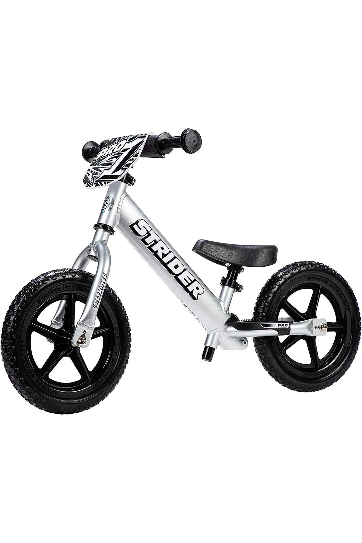 STRİDER Bicicleta Fara Pedale Pentru Copii Strider 12 Pro Balance, 2-5 Ani, Argintiu - One Size