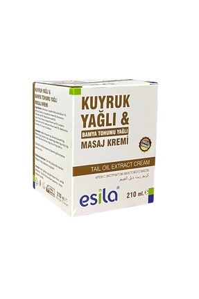 ESİLA Kuyruk Yağı masaj Kremi 210 ml, Esila