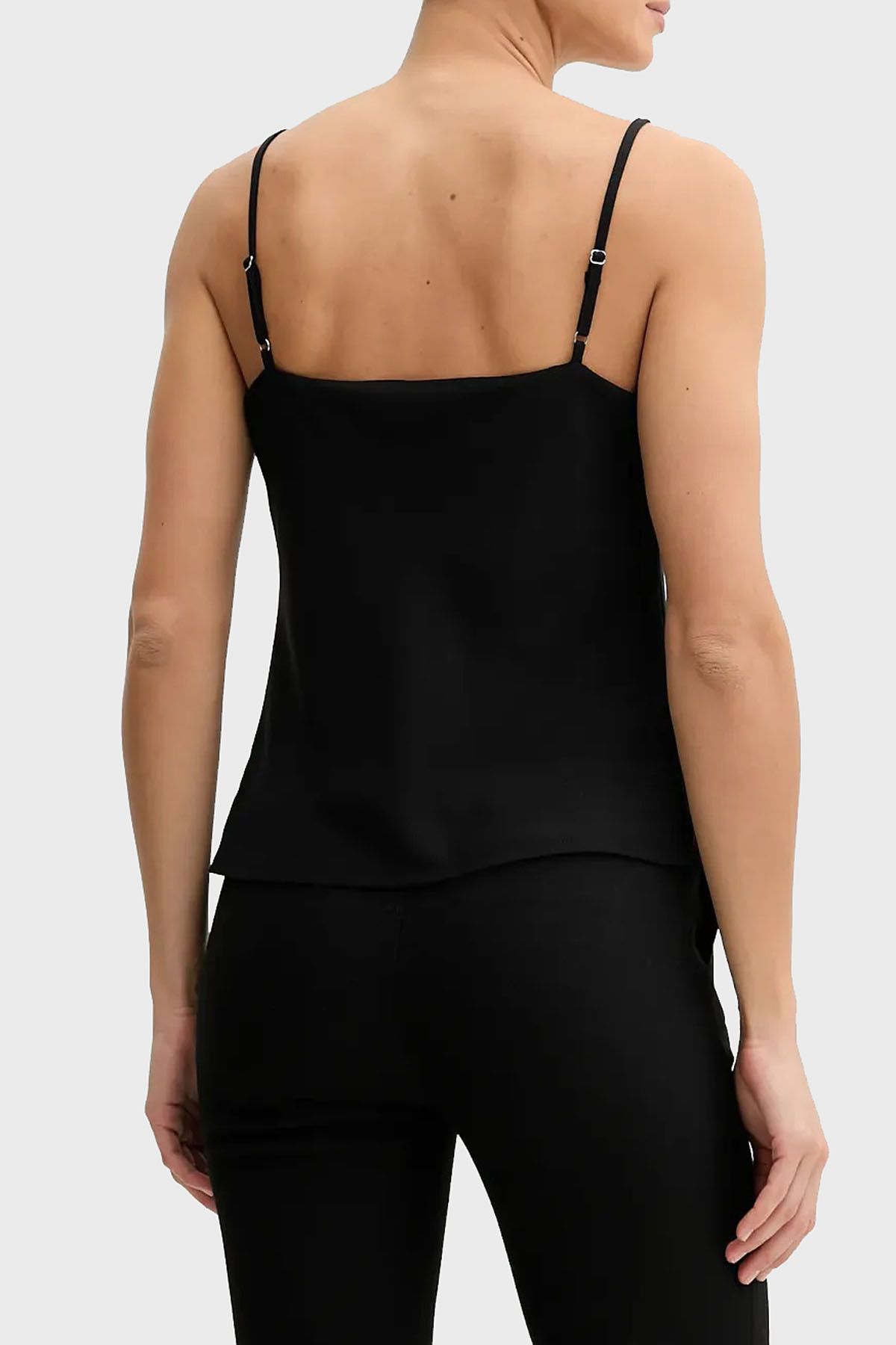 Guess-Caroline Regular Fit με λαιμόκοψη μπάλα με λογότυπο W5GH58WGLD2 TOP W5GH58 WGLD2 JBLK 2