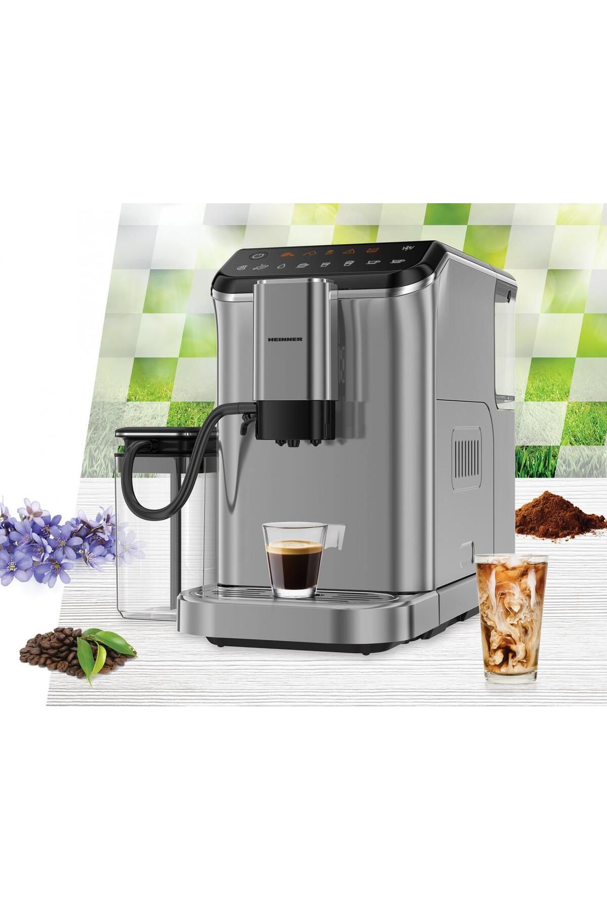 Heinner-Heinner Genesis HEMA-D20DGREY automatic espresso machine 5