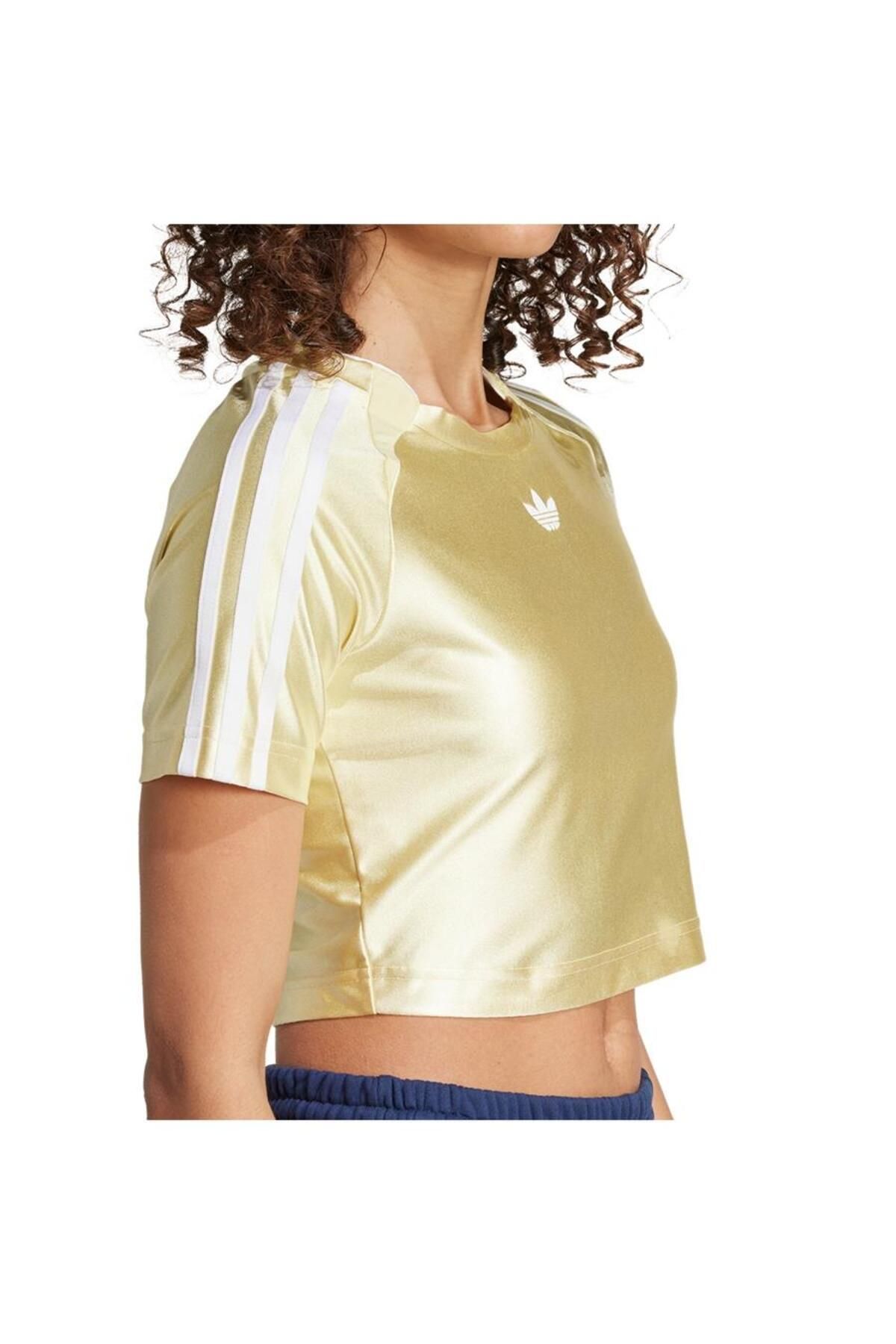 adidas-Yellow Women's T-Shirt Teamgeist Top Jc6350 6