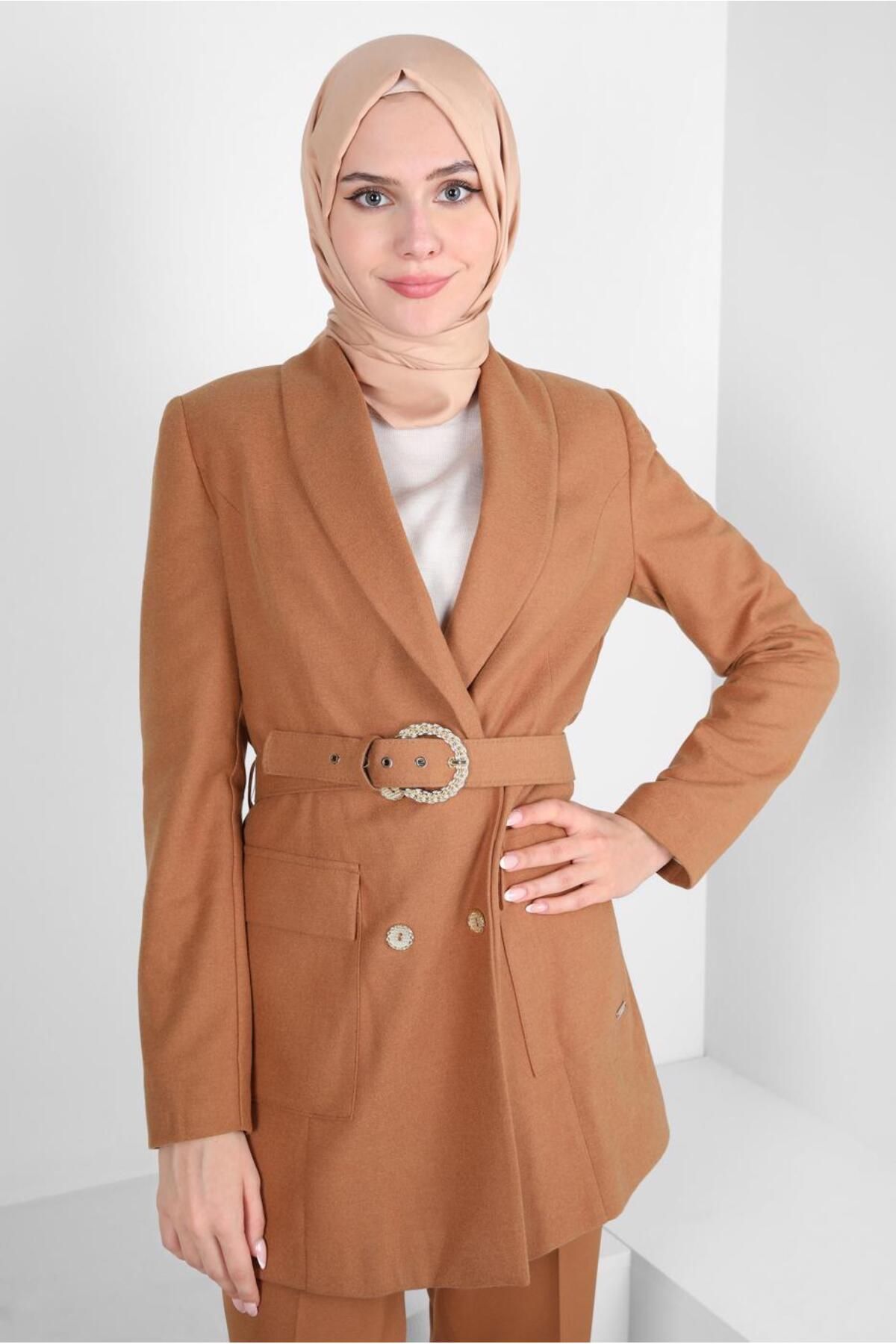 ژاکت کمربندی 44211 Alvina