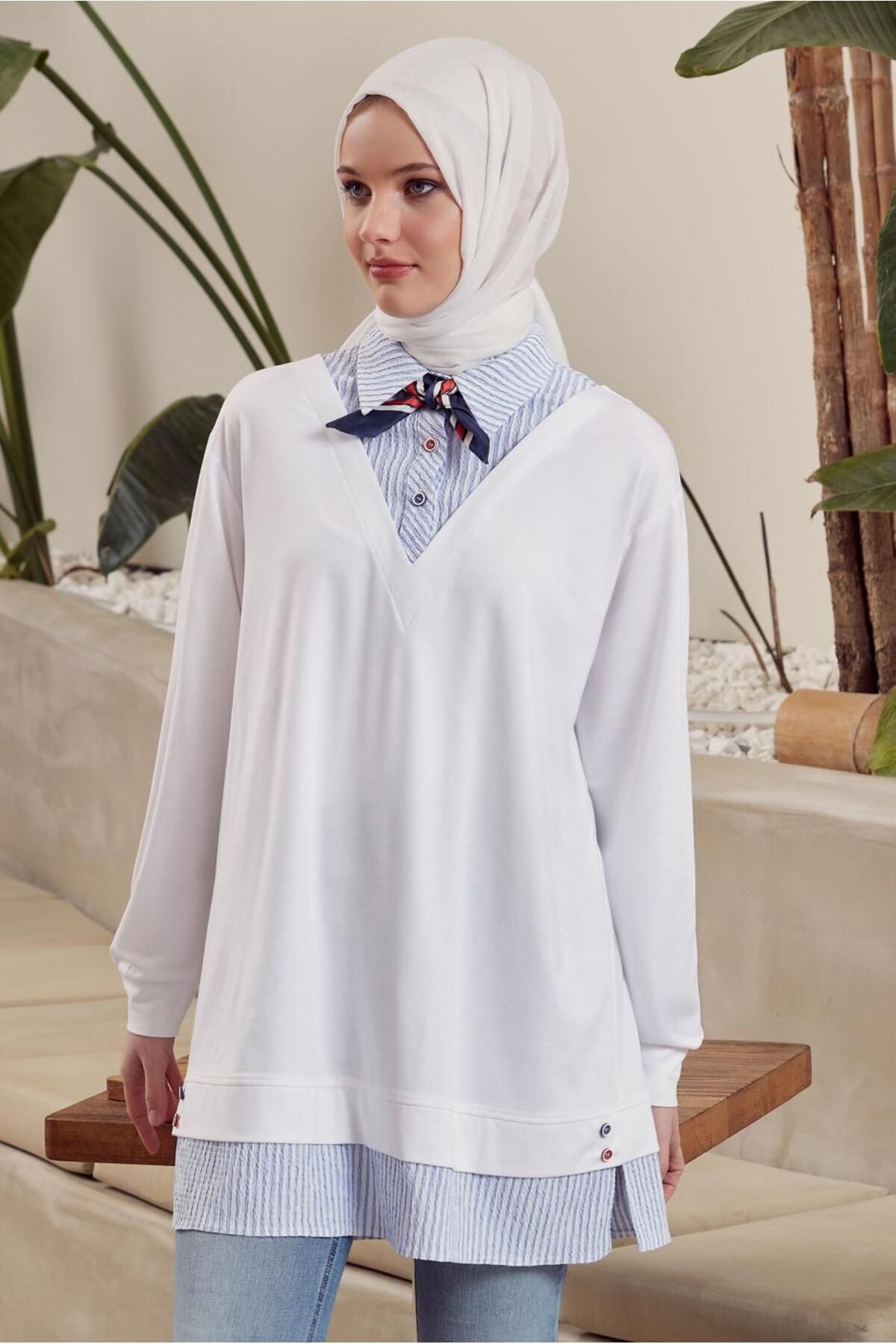 تونیک راه راه 45547 Alvina