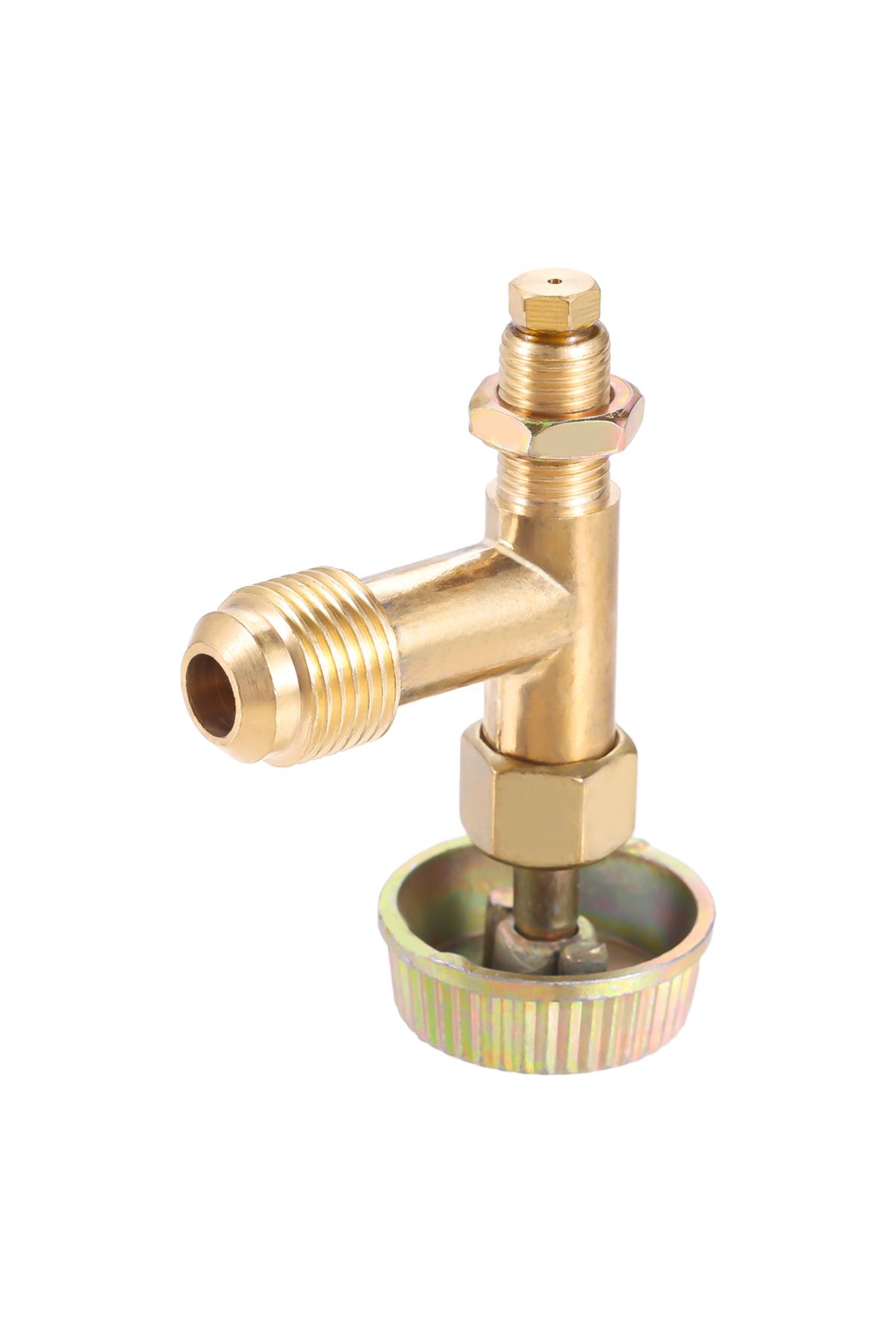 Choice-DIY Propane Gas Control Valve with 3/8" Male Flare Thread and Other side with M10X1 Metric Thread... 2