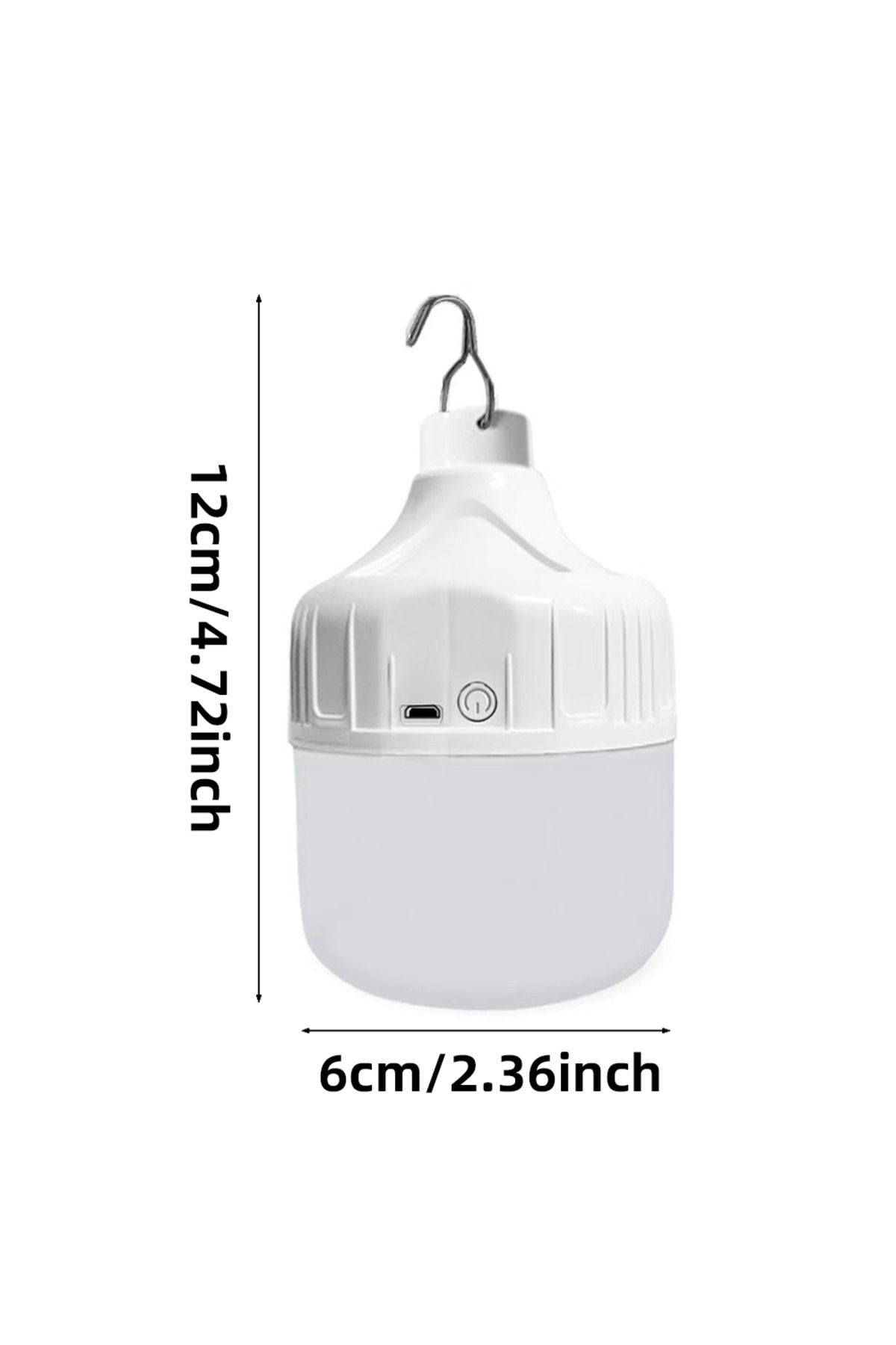 Choice-مصباح تخييم LED محمول من Miflame بقوة 80 وات، 60 مم، قابل لإعادة الشحن عبر USB، 3 أوضاع، ضوء طوارئ عالي الطاقة 5