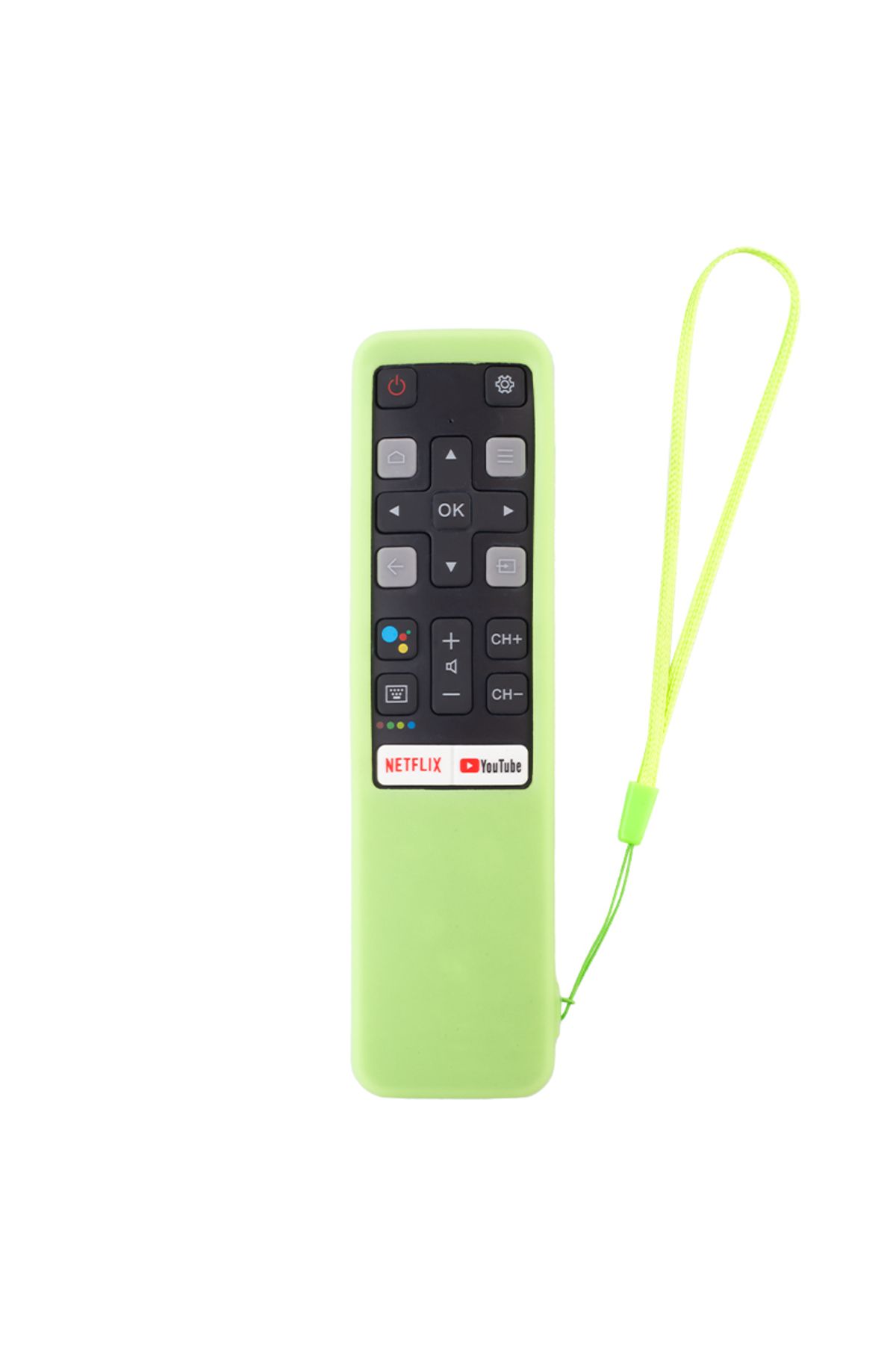 Choice-Luminous green Silicone Case Cover Use for TCL RC802V smart TV remote control 49P30FS 65P8S 55C715 1
