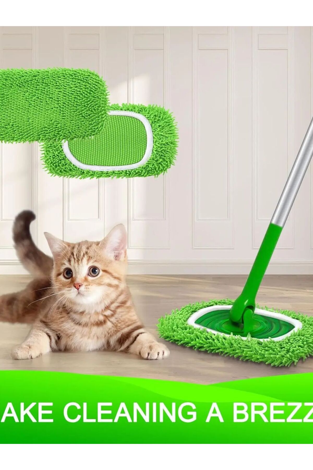 Choice-2 Pack Reusable Dry Sweeping Cloths Microfiber Wet Mop Pads Compatible with Swiffer Sweeper Mop R... 7