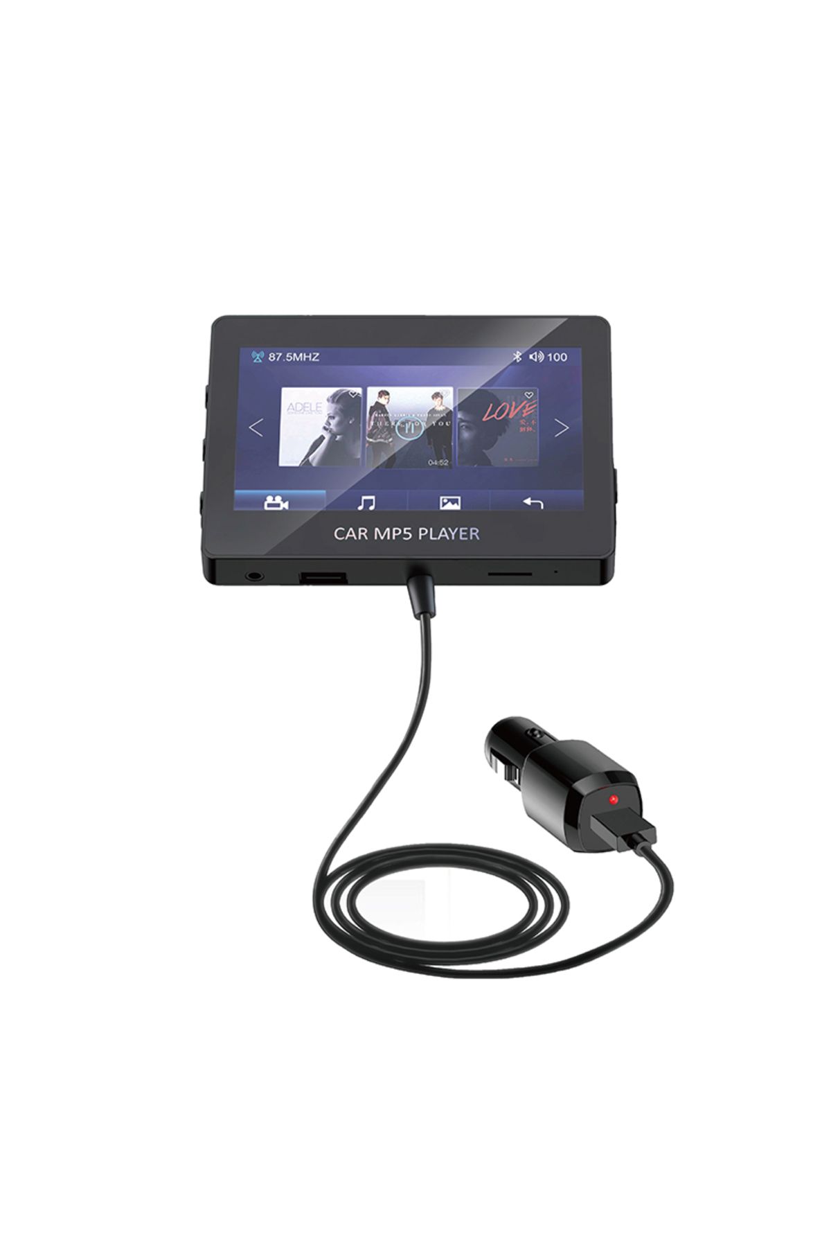Choice-M6 Car Audio Receiver Bluetooth FM Transmitter 4.3 Inch MP5 Player Display Support TFcard Video Rem 1