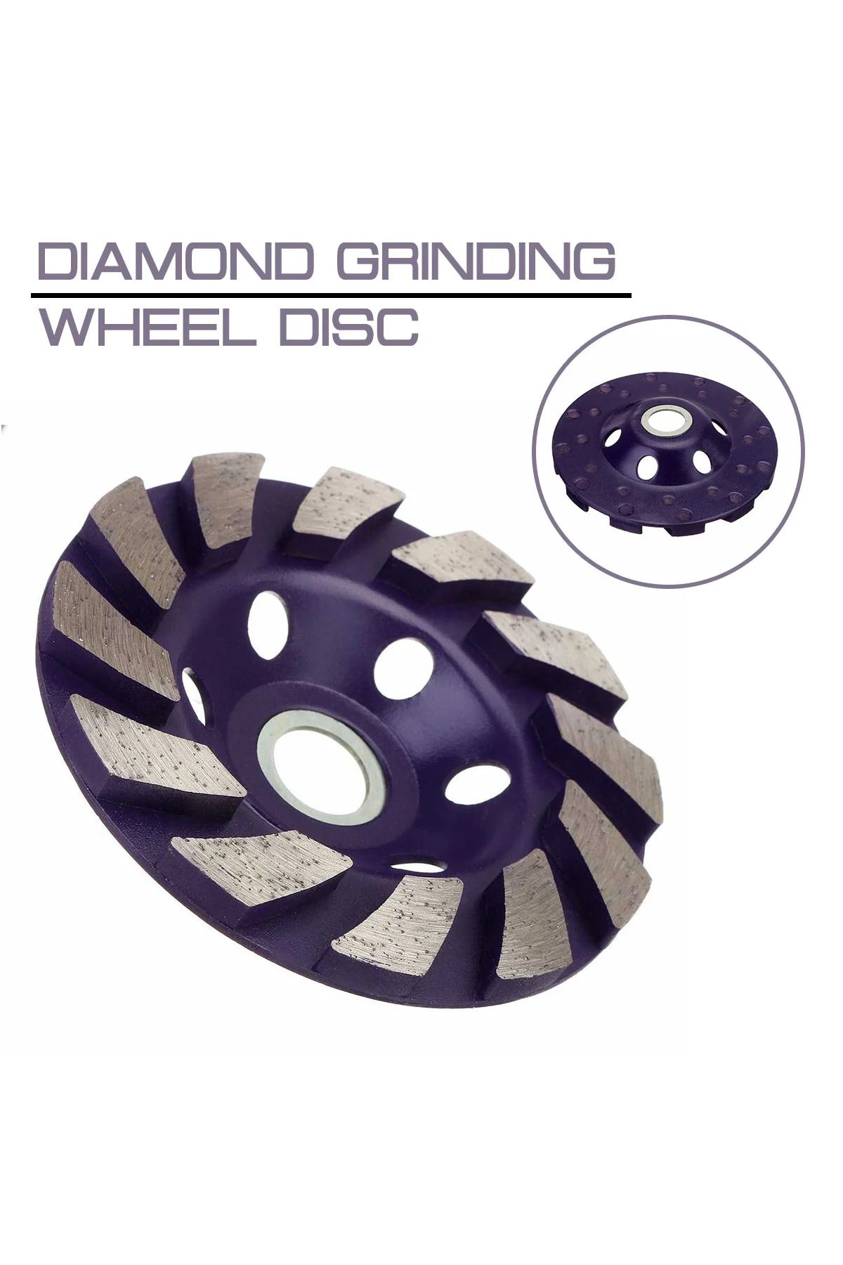 Choice-4" 100mm 1Pc Diamond Grinding Wheel Disc Bowl Shape Cup Concrete Granite Stone Ceramic Cutting Pi... 1