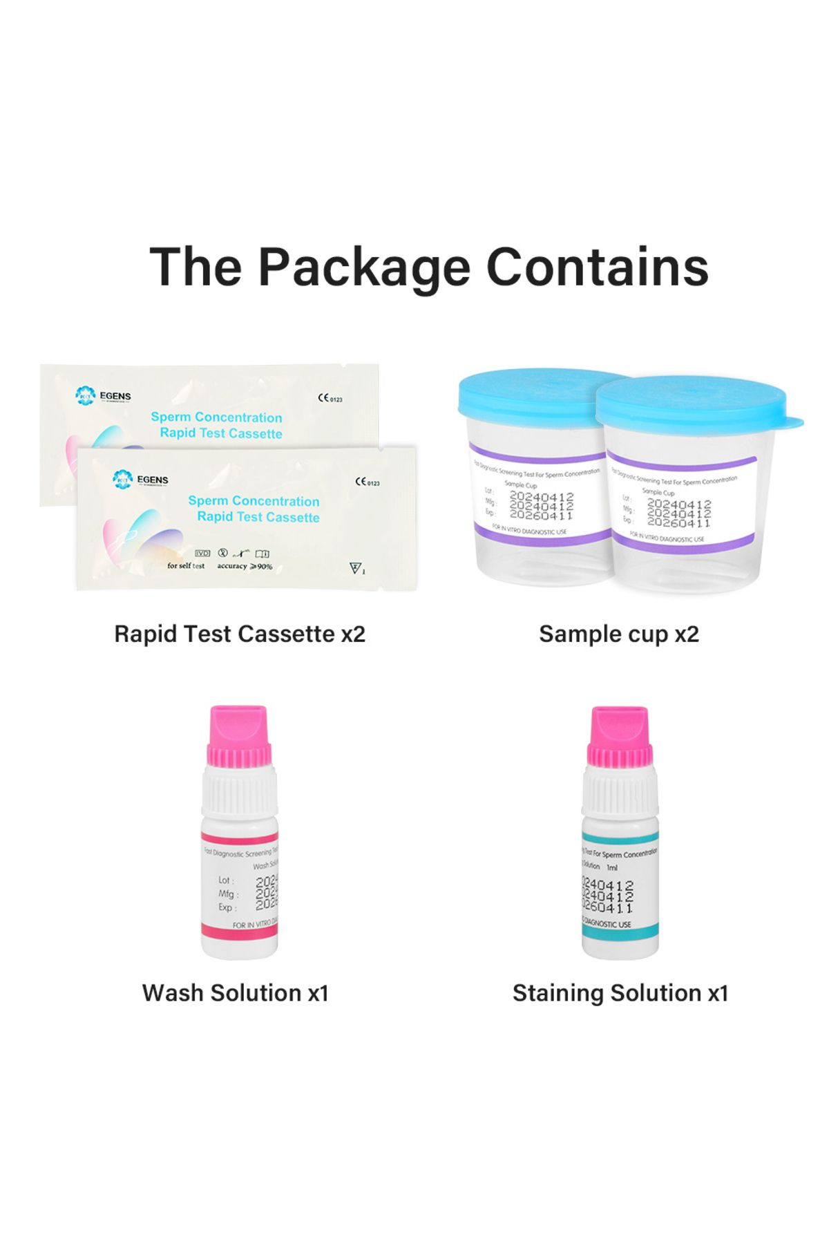Choice-Fertility Home 2 Sperm Test Kit for Men|Indicates Normal or Low Sperm Count Convenient Accurate a... 5