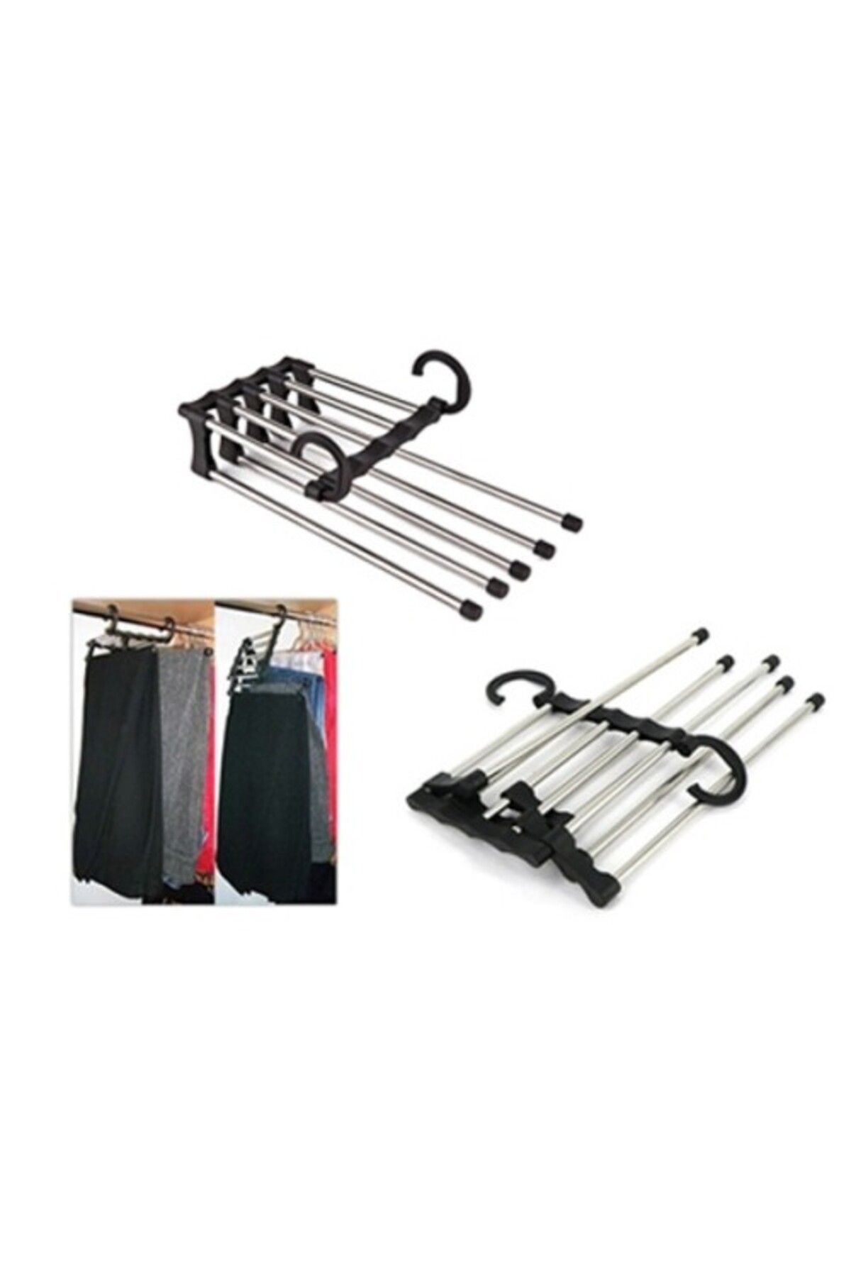 Shop58 Hareketli Pantolon Askılığı 5 in 1