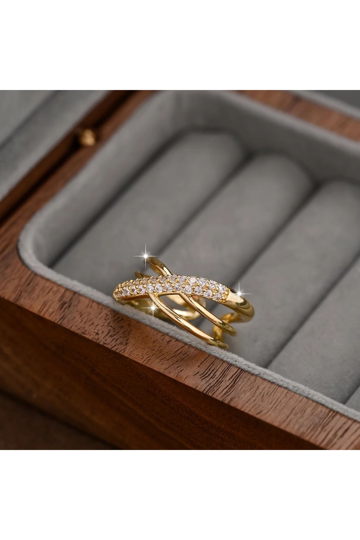 Ayzen-Stylish Stone Adjustable Ring 2