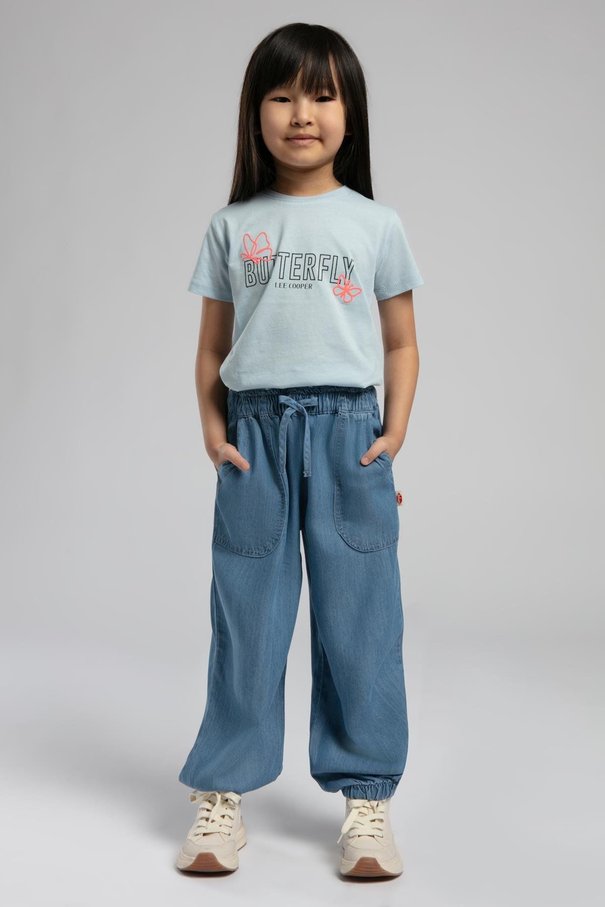Lee Cooper Kız Çocuk Jean Pantolon Light Blue