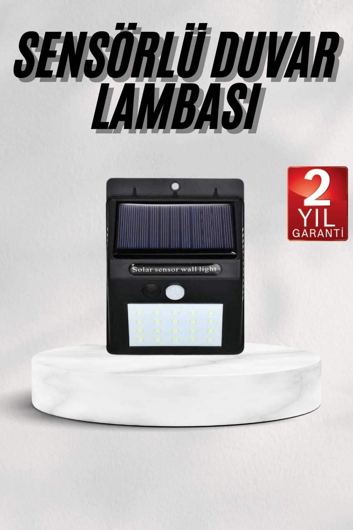teknodayım Bahçe Aydınlatması Güneş Enerjili Led Işık Lamba Sensörlü Dekoratif