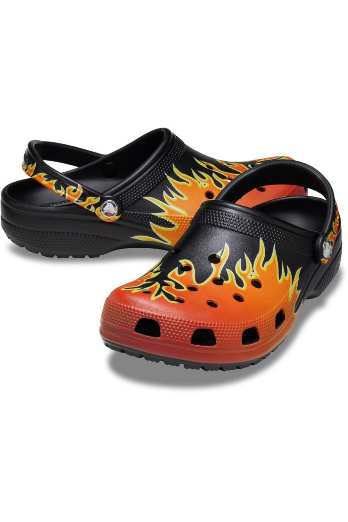 دمپایی مردانه و زنانه های کلاسیک شعله آتش نشانی Crocs