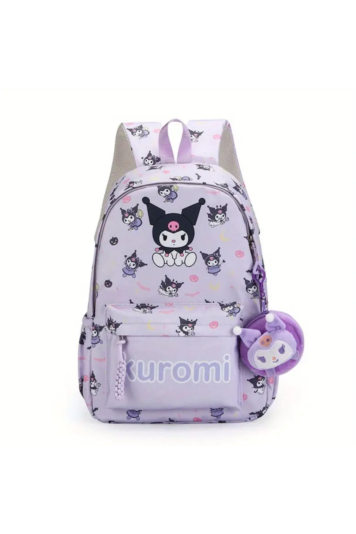 So Iconic Sanrio Kuromi Karakterli Okul Çantası / Çocuk Büyük Boy Sırt Çantası