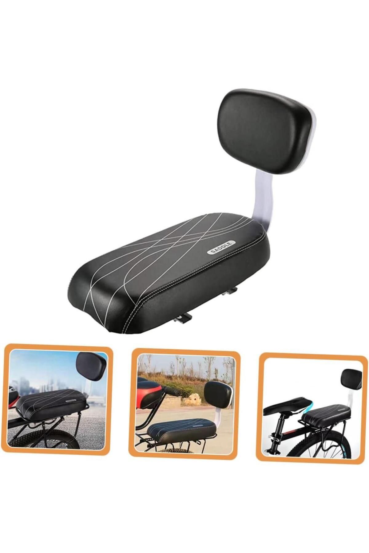 valkyrie-Bicycle Rear Seat Saddle Backrest Soft Cushion Luggage Seat For Kid And Adult 7