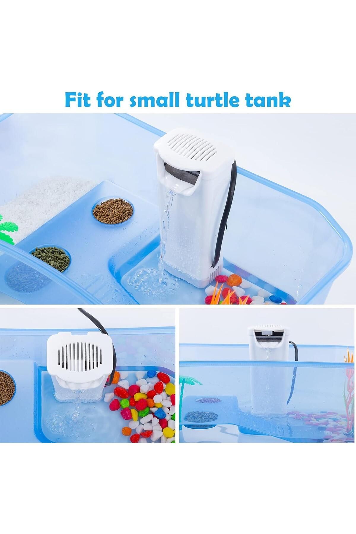 valkyrie-Aquarium Turtle Pool Filter 3w 200l for Low Water Level 5