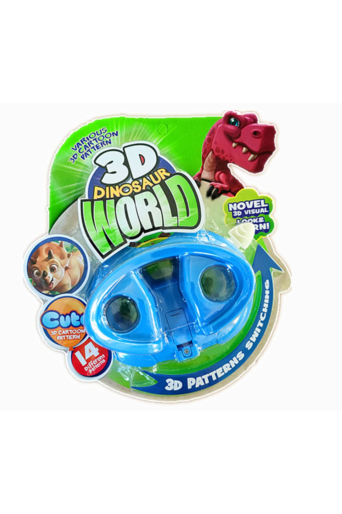 STEM-3D Elliptical Dinosaurs Viewing Machine - 14 Different Patterns (Assorted Color) 2