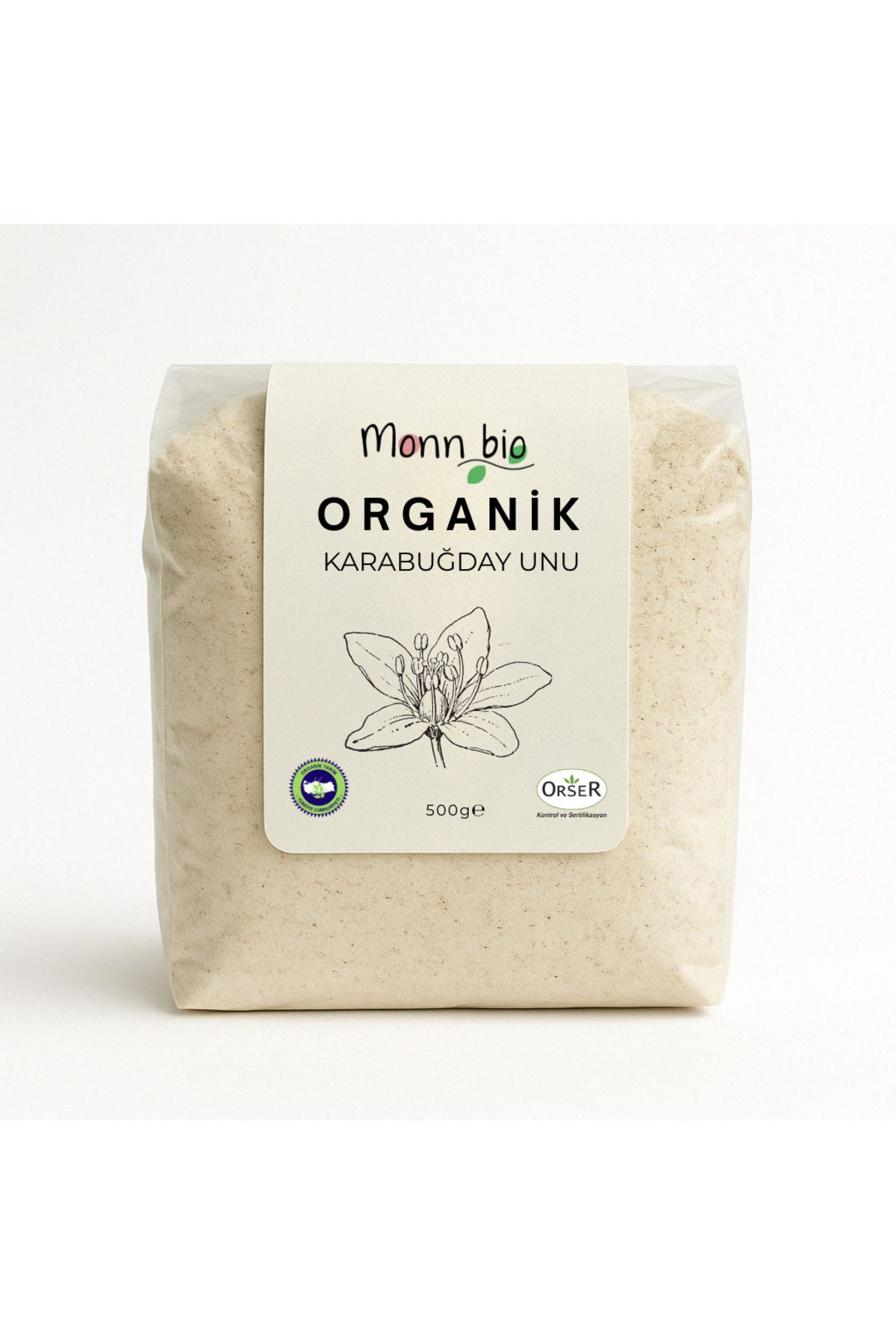 Monn Bio Organik Karabuğday Unu - 500 G