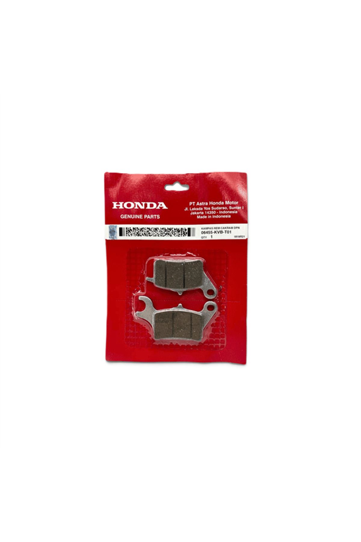 Hner Honda Activa 125 Ön Balata Orijinal 2024 0789637137128