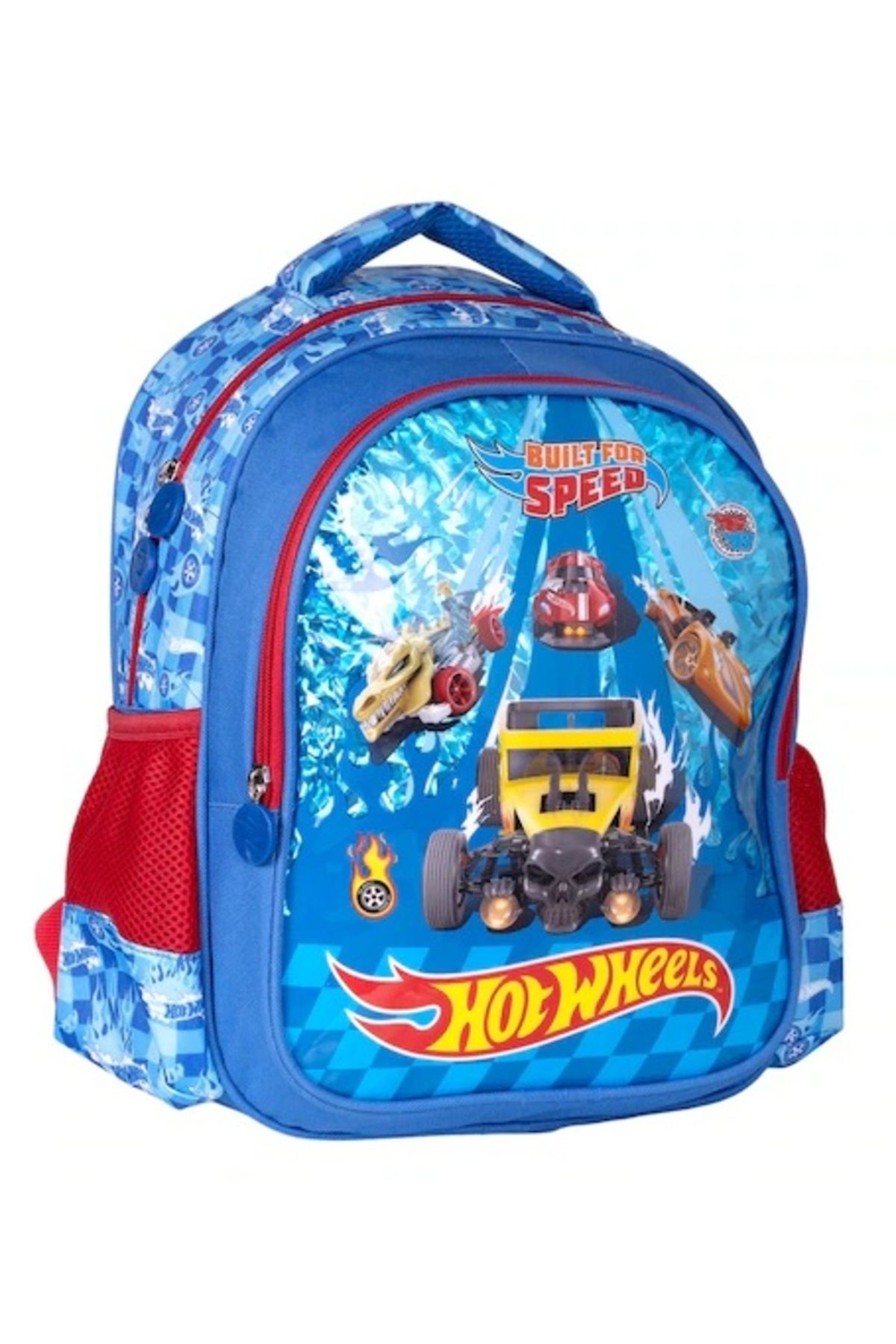 کیف مدرسه مردانه مجوز ابتدایی تغذیه نگهدارنده قلم دو چشم هدیه آلومینیوم ماتارا HOT WHEELS