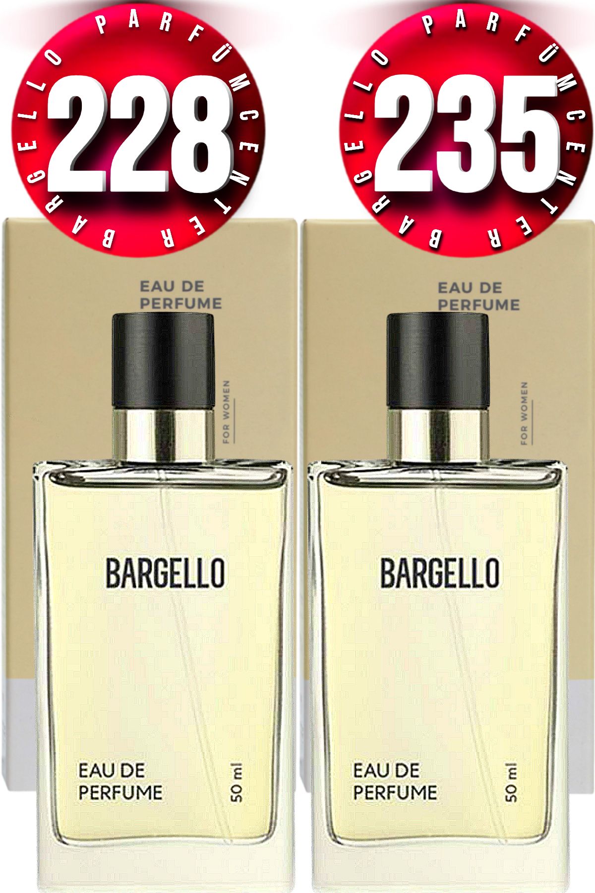 Bargello 228 Kadın Parfüm Oriental 50 ML EDP + 235 Kadın Parfüm Floral 50 ML EDP